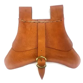 14th Century Leather Belt Pouch for Women and Men