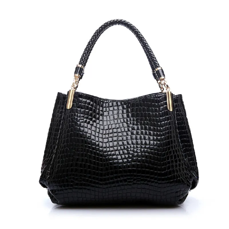 2022 New Women Crocodile Pattern One-shoulder Bag