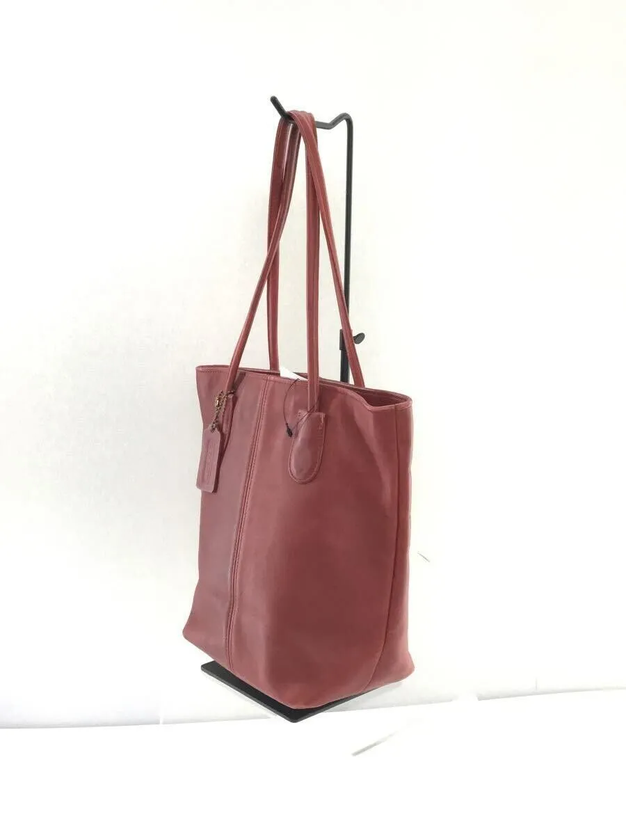 7304 Used COACH Handbag Leather RED 7304 Used