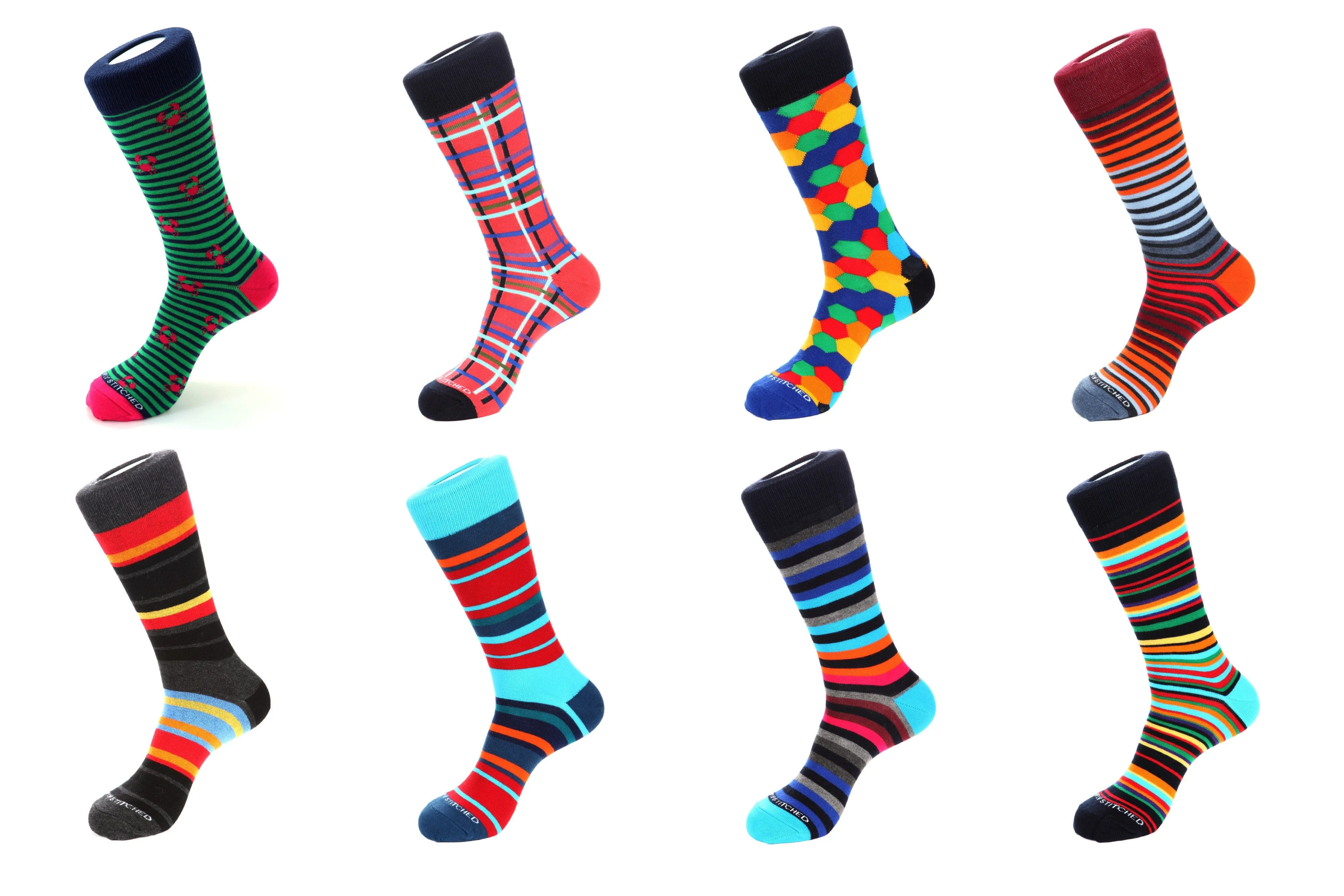 8 Pair Combo Pack Socks
