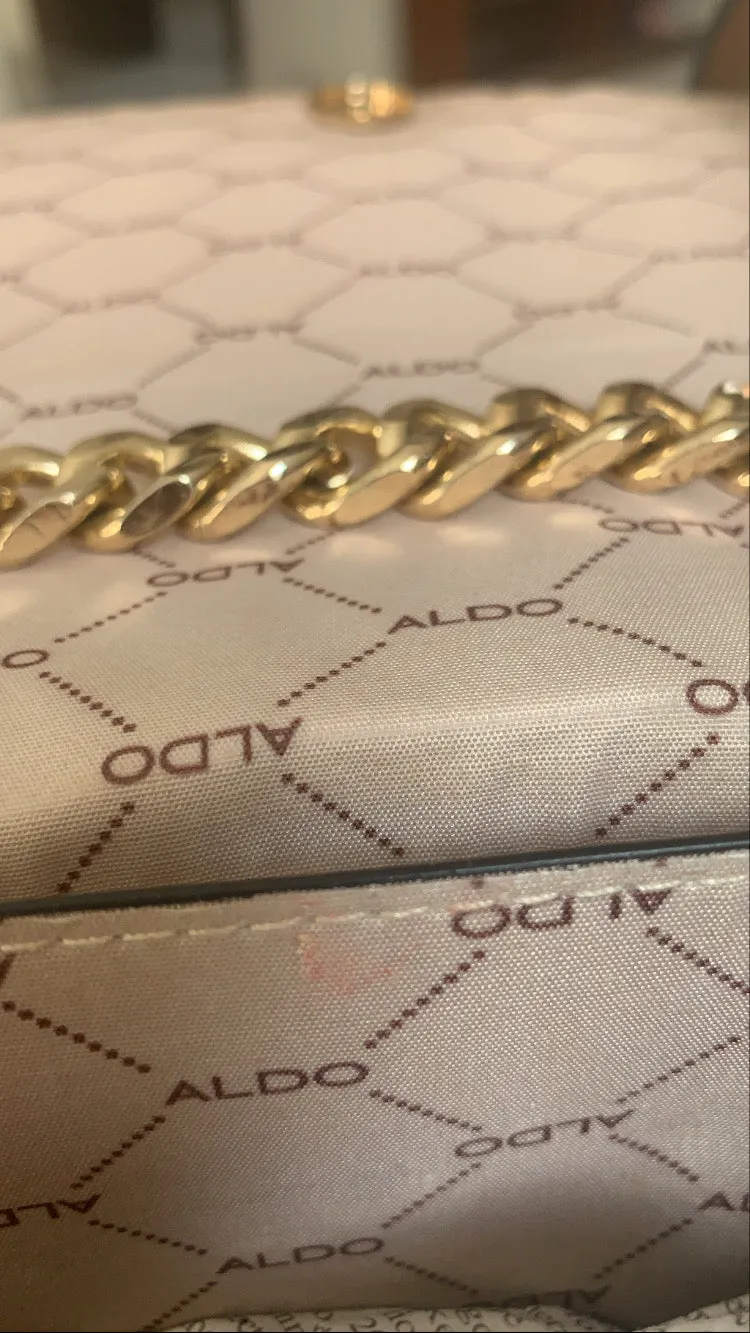 ALDO Beige Tri-colour Shoulder Bag | Pre Loved |
