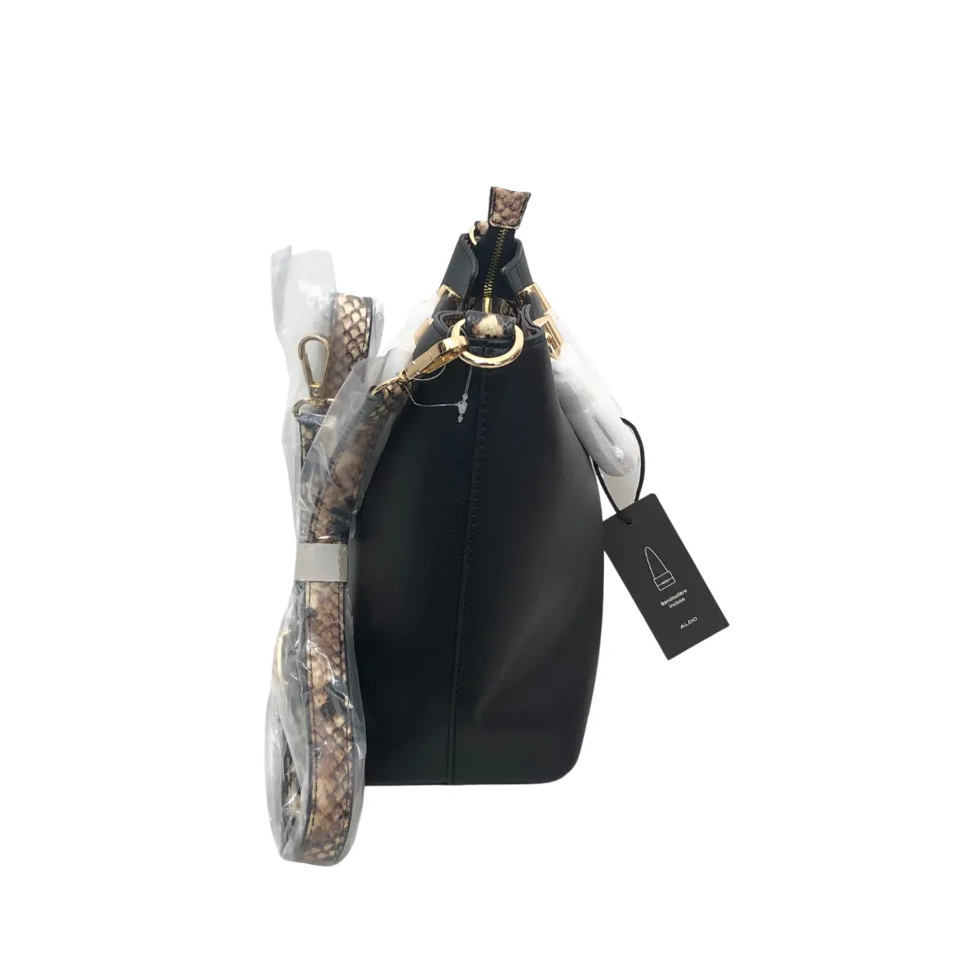 ALDO Black 'ONERIVIA' Convertible Satchel | Brand New |