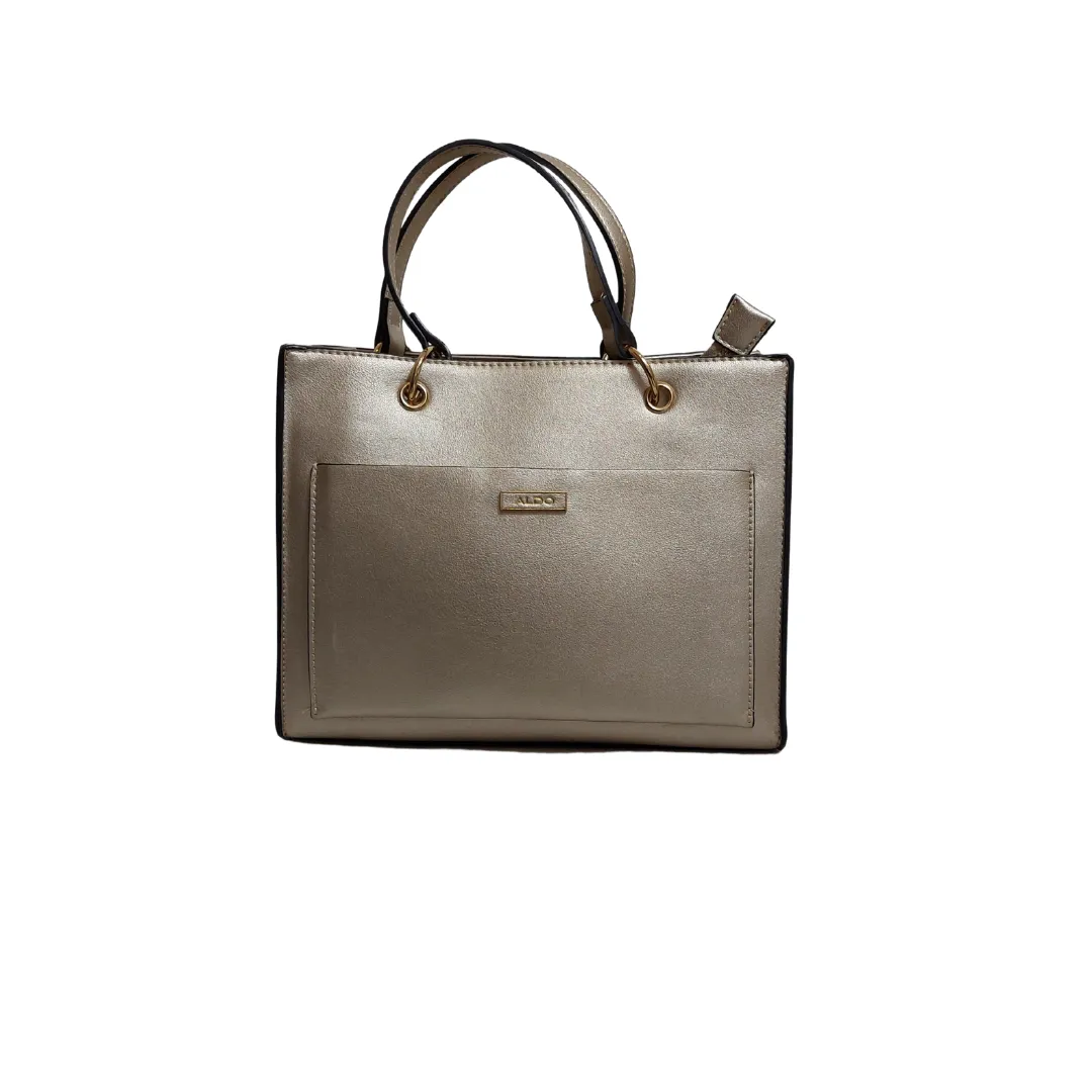 Aldo Light Gold Medium Satchel | Pre Loved |
