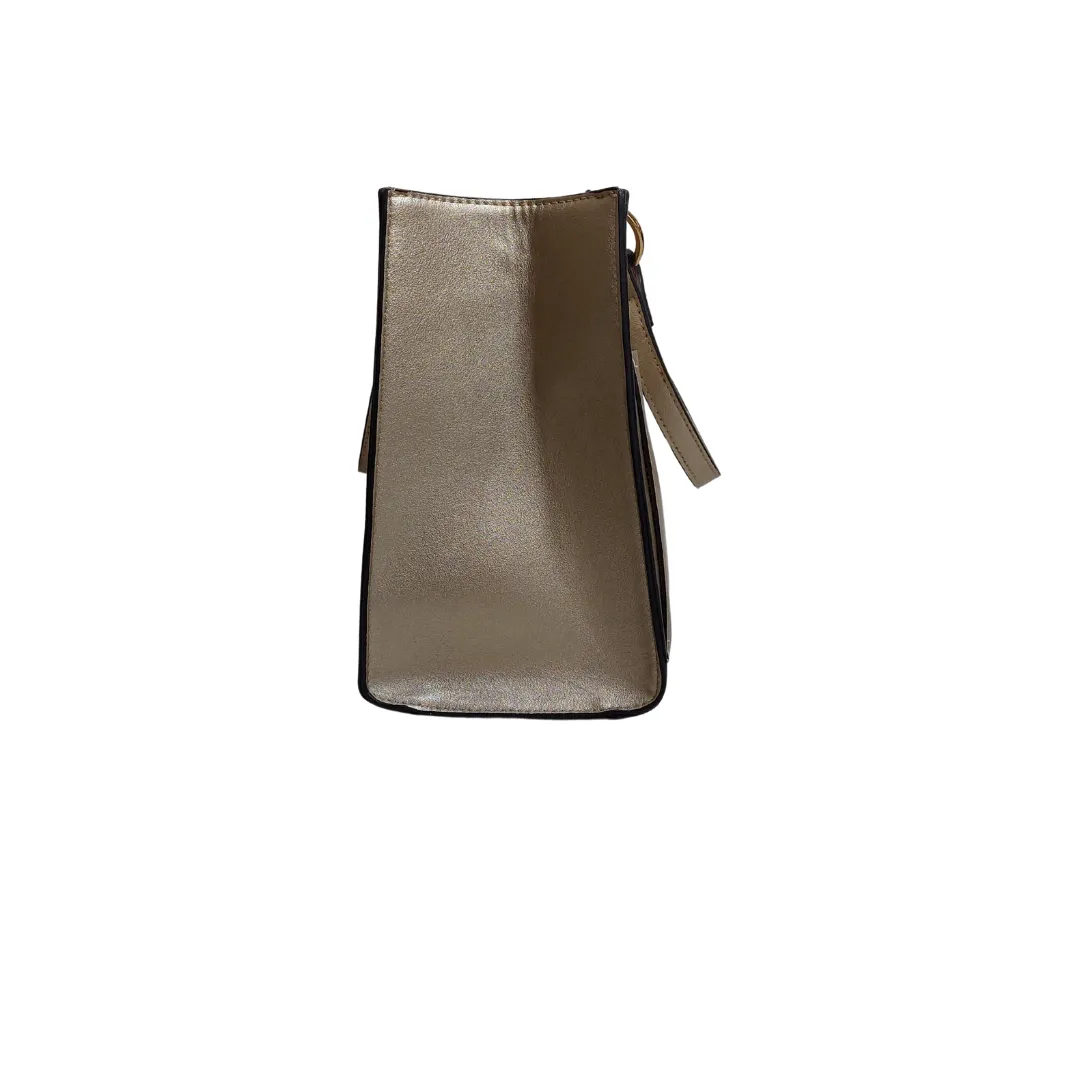 Aldo Light Gold Medium Satchel | Pre Loved |