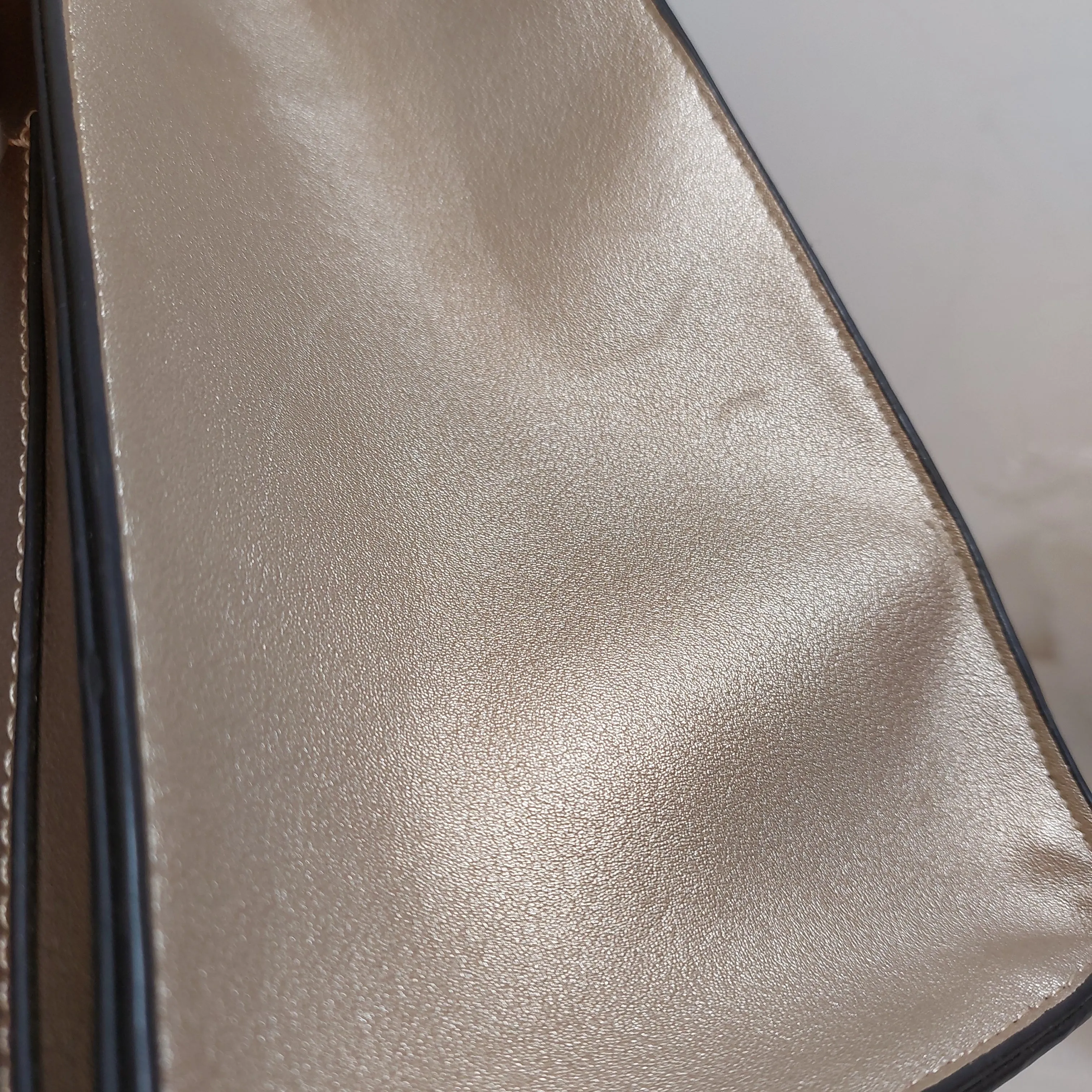 Aldo Light Gold Medium Satchel | Pre Loved |