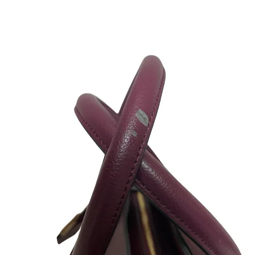 ALDO Maroon Leatherette Satchel | Brand New |