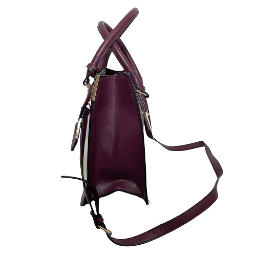 ALDO Maroon Leatherette Satchel | Brand New |