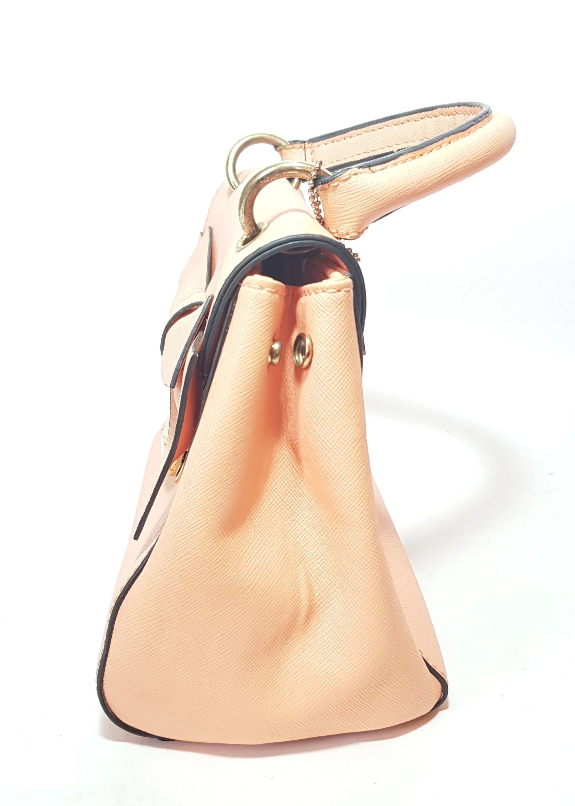 ALDO Peach Bow Satchel | Pre Loved |