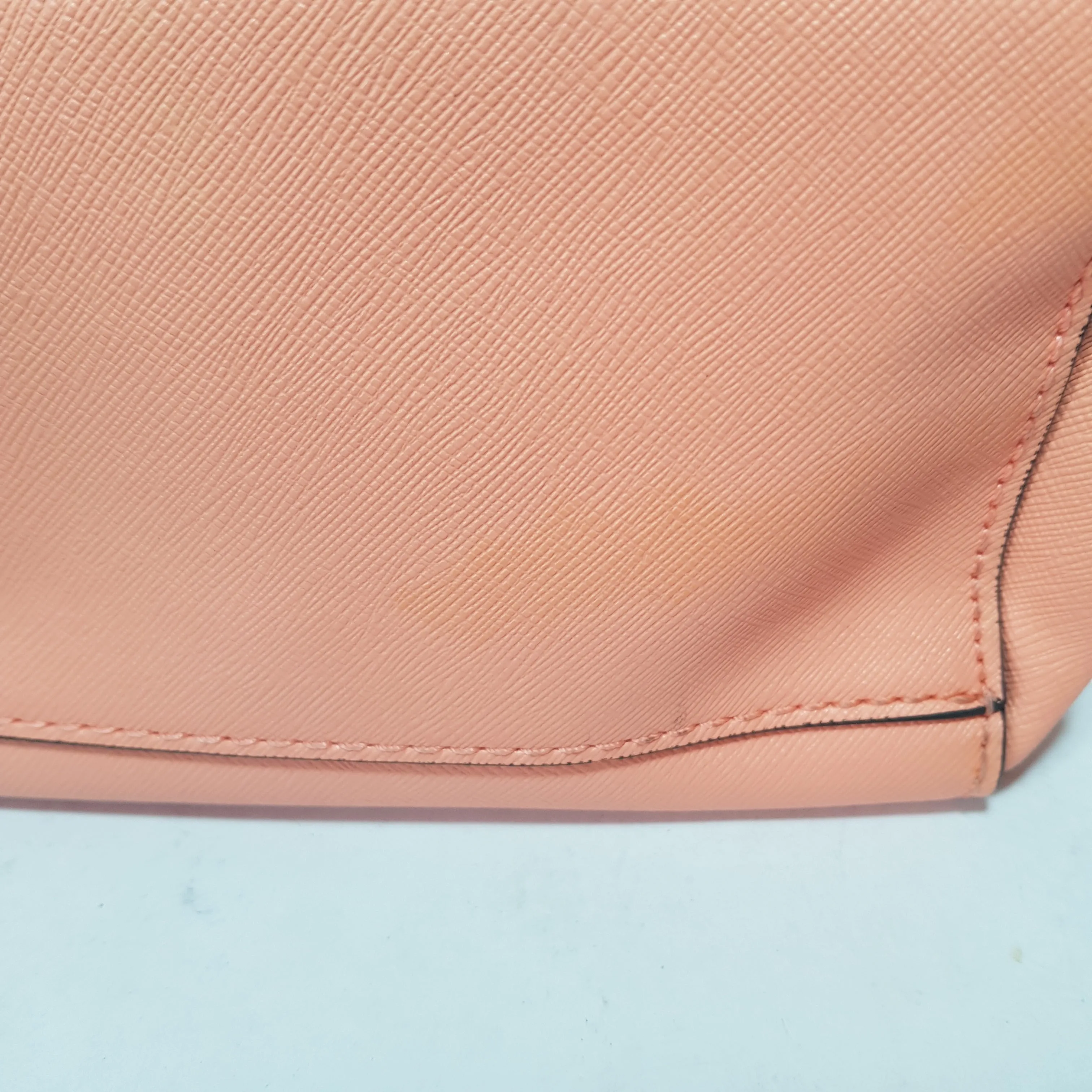 ALDO Peach Bow Satchel | Pre Loved |