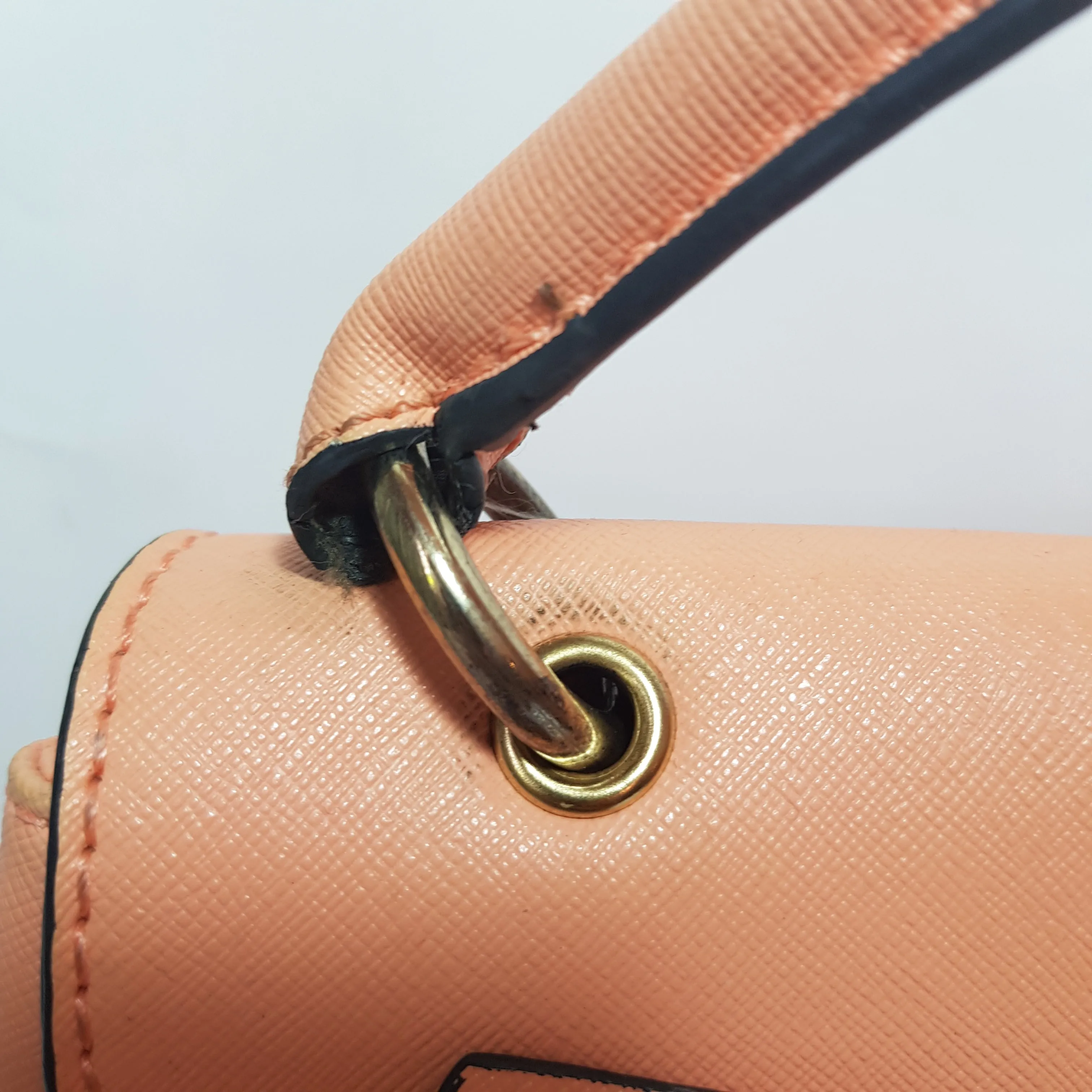 ALDO Peach Bow Satchel | Pre Loved |