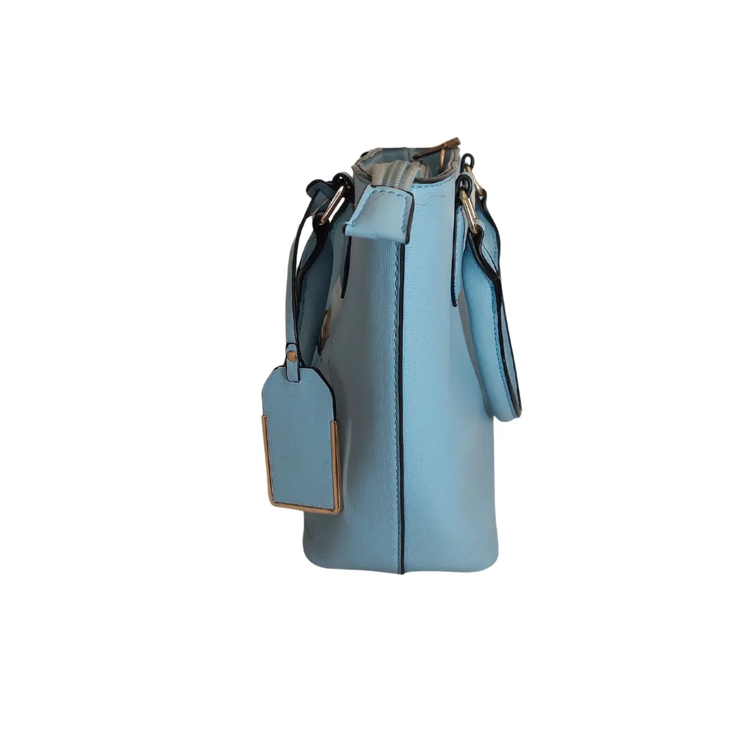 ALDO Sky Blue Front-pocket Satchel | Pre Loved |