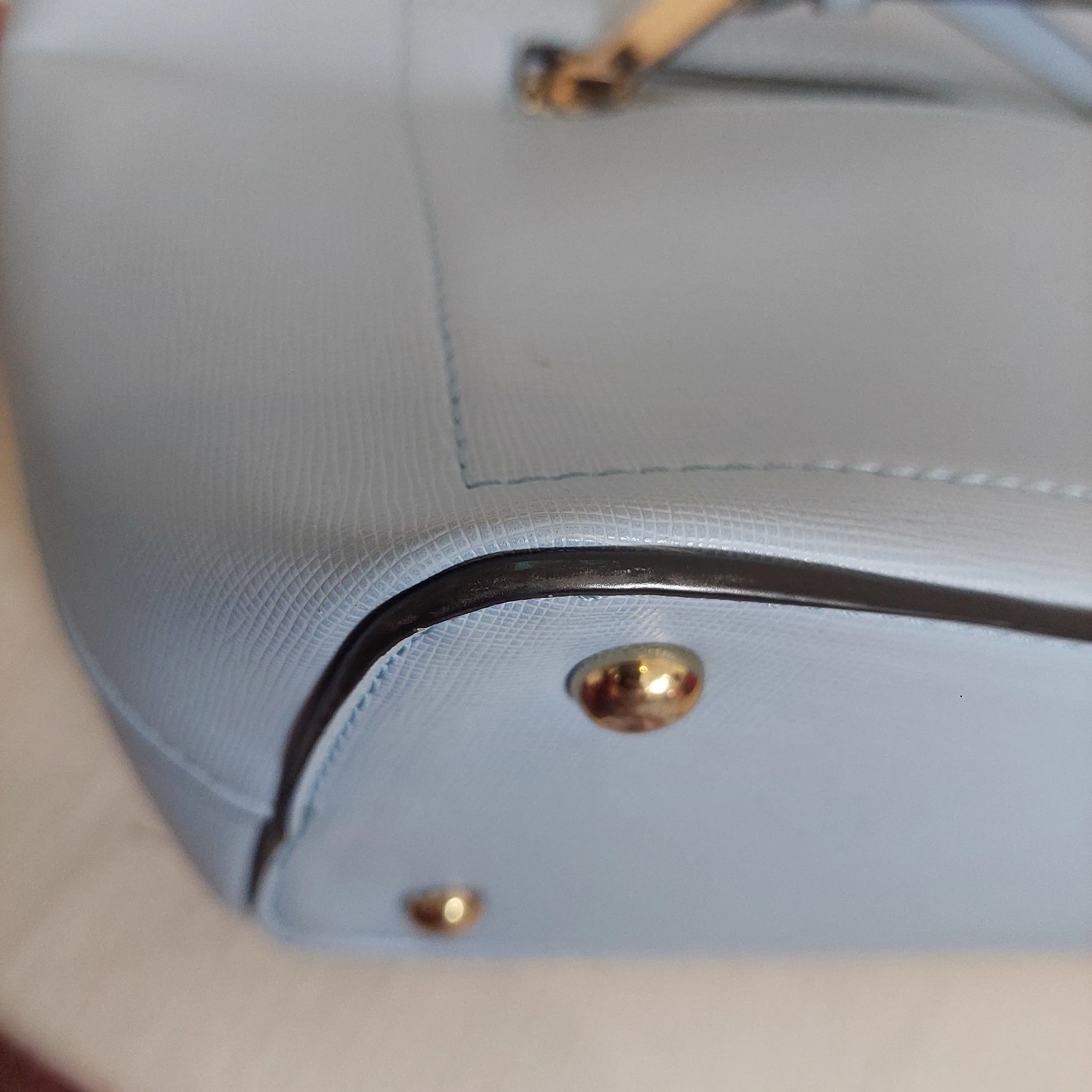 ALDO Sky Blue Front-pocket Satchel | Pre Loved |
