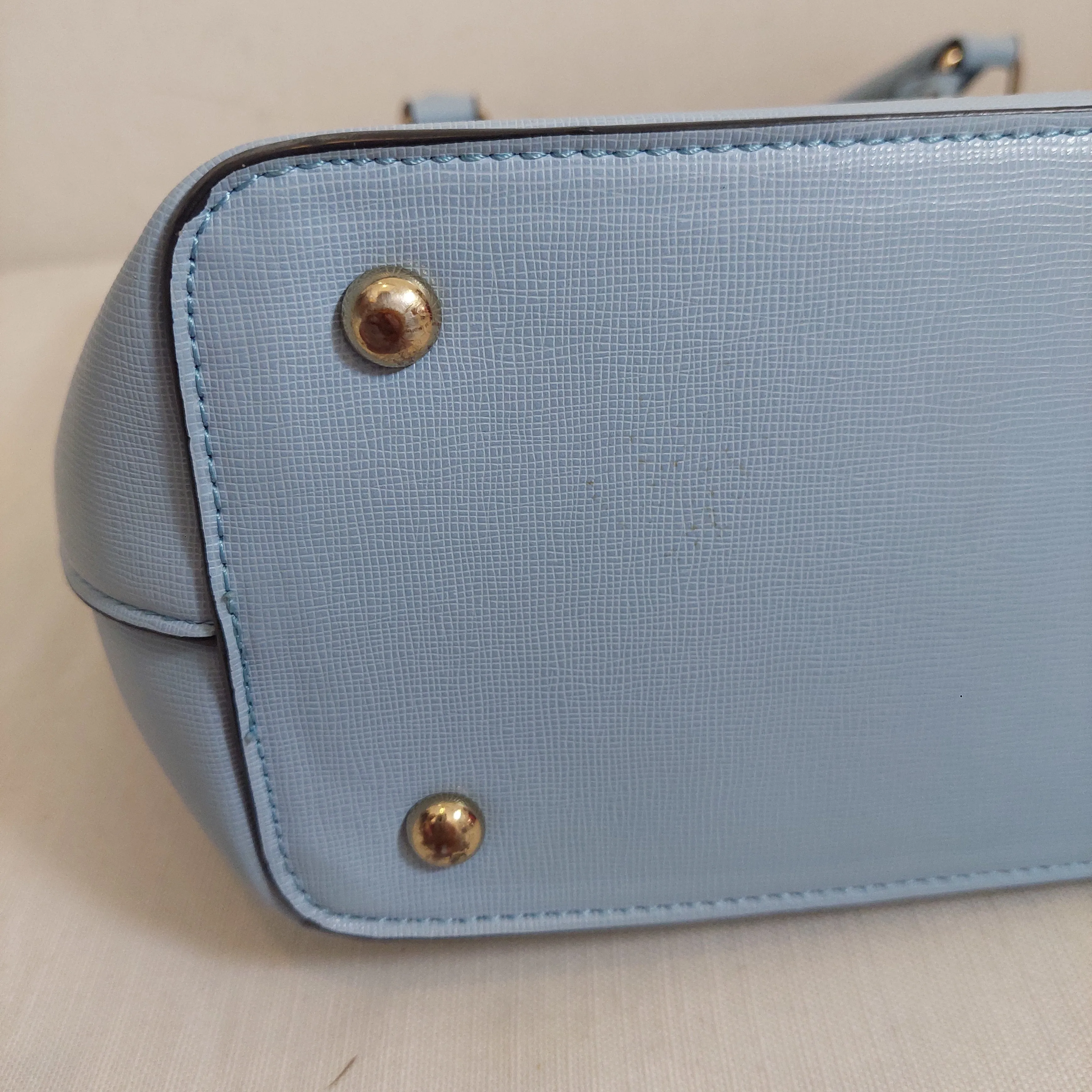 ALDO Sky Blue Front-pocket Satchel | Pre Loved |