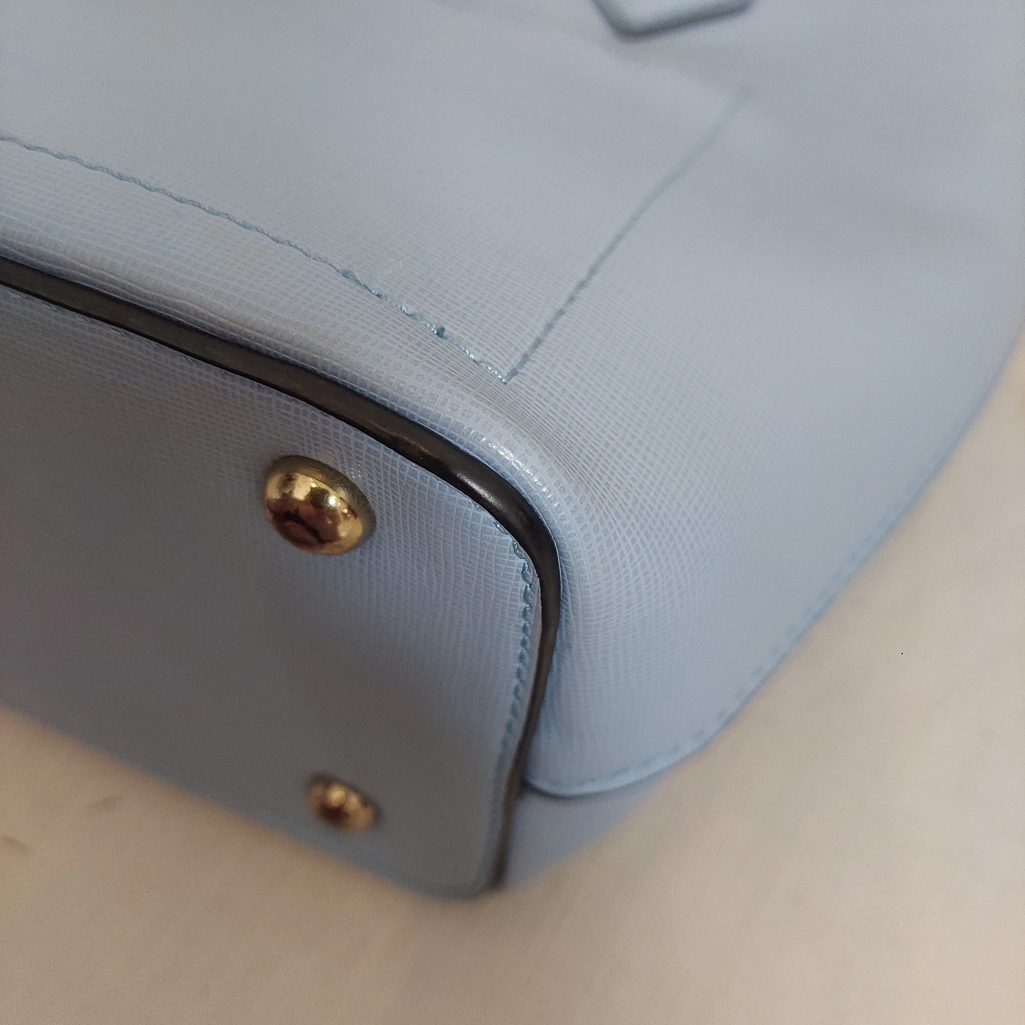 ALDO Sky Blue Front-pocket Satchel | Pre Loved |