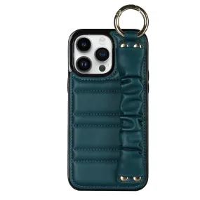Luxury Alterna Leather iPhone Case with Detachable Wristband