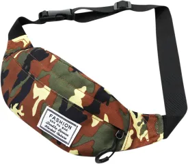 ANKOMINA Little Boys Fanny Pack Kids Small Camouflage Waist Pack Belt Bag Pack Pouch with Adjustable Strap for Toddler Children Sport,Running,Hiking,Camping