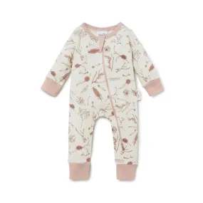 Aster & Oak | Native Flora Zip Romper