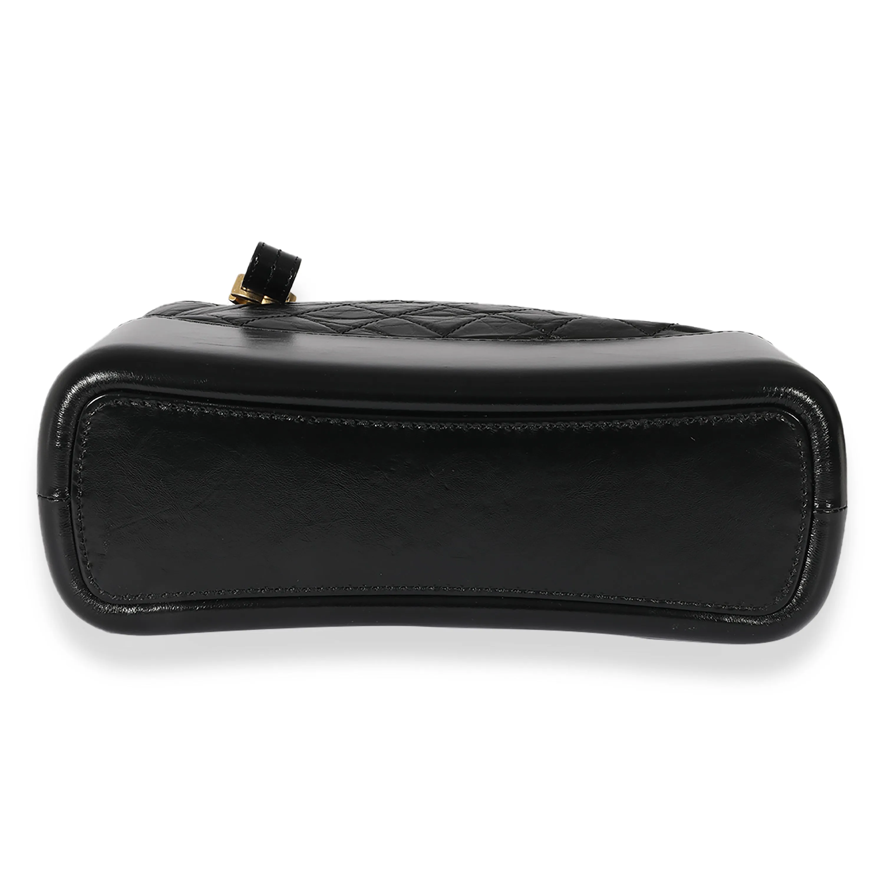 Black Leather Medium Gabrielle Hobo