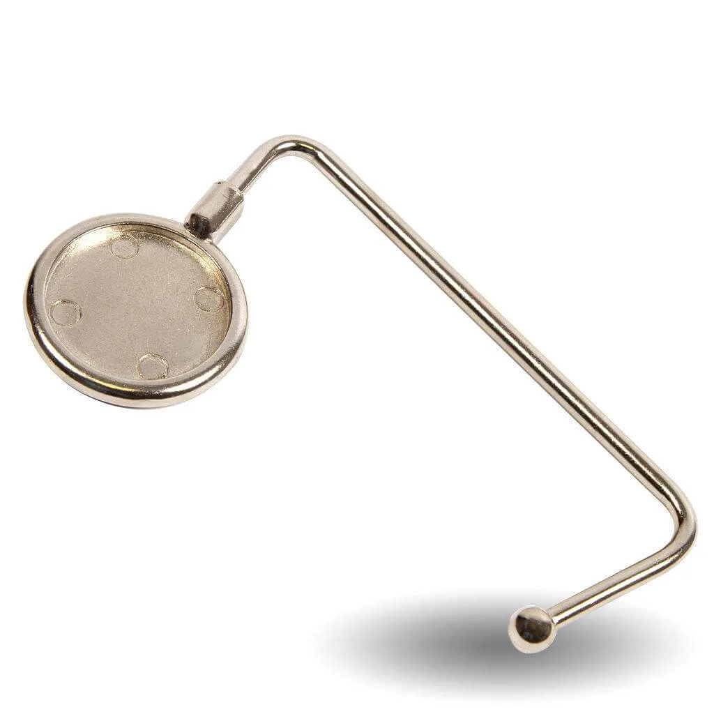 Blank Metal Handbag Holder - Insert 30mm - Pack of 10