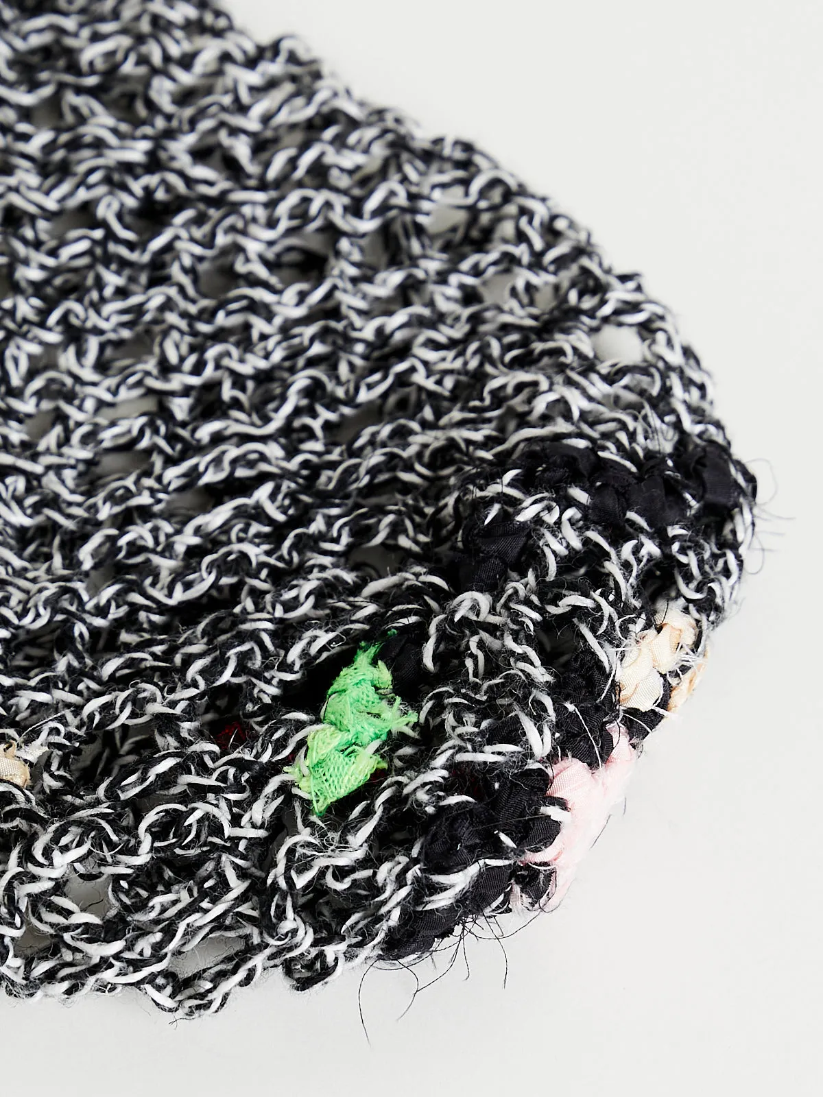Borsa Crochet Bag Rete Bicolore Piccola in Colour Mix