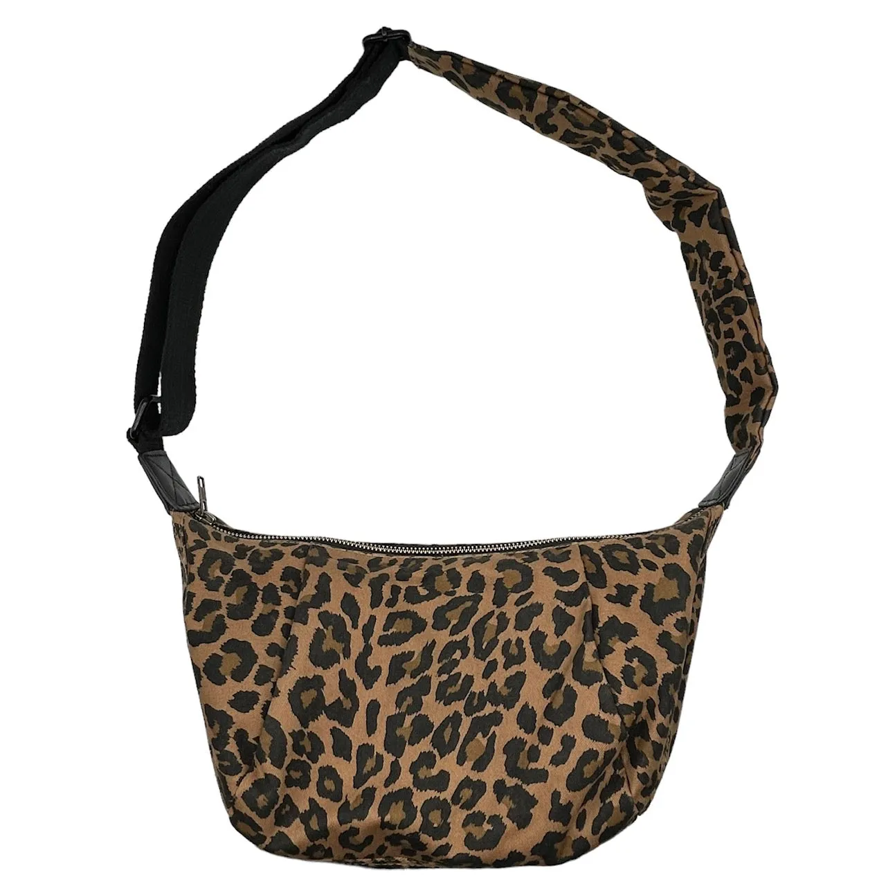 Brixton cross body sling bag - leopard print brown - small