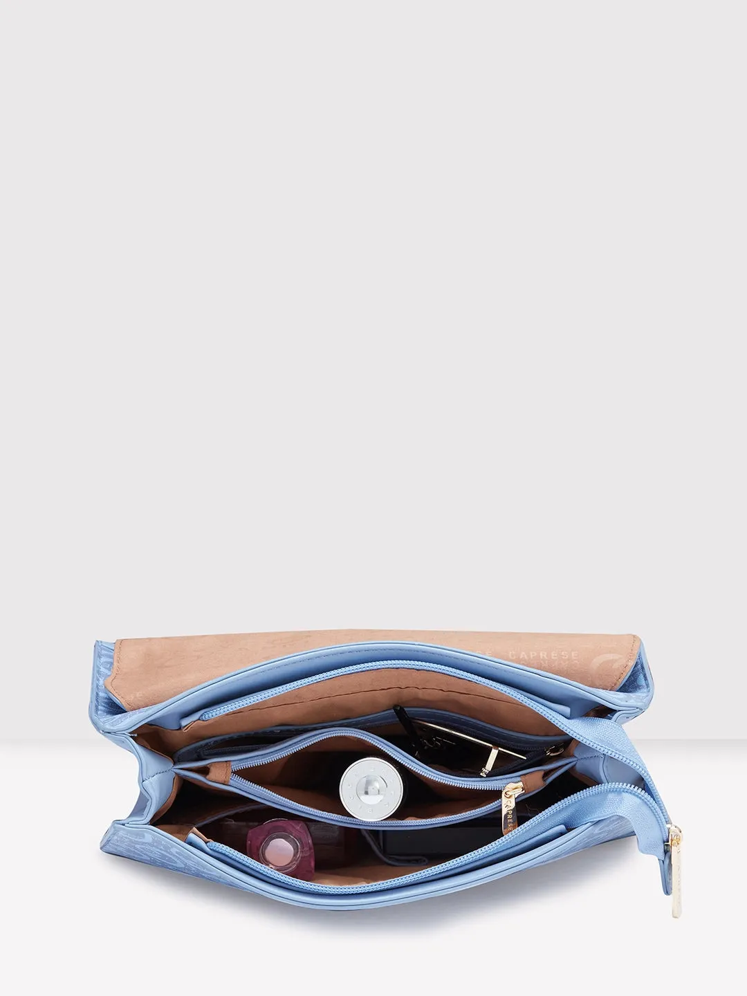 Caprese Cleo Satchel Medium Powder Blue