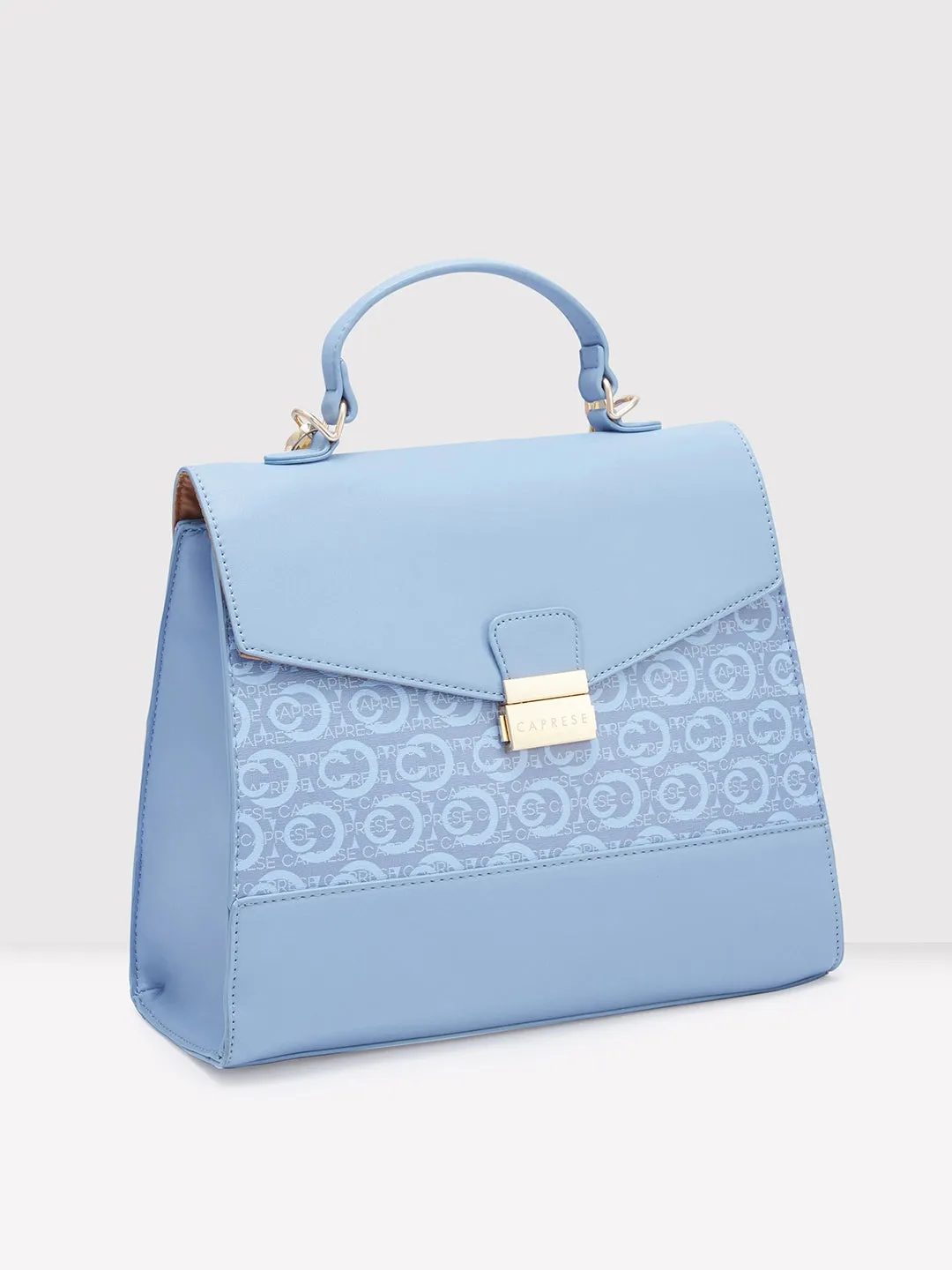 Caprese Cleo Satchel Medium Powder Blue