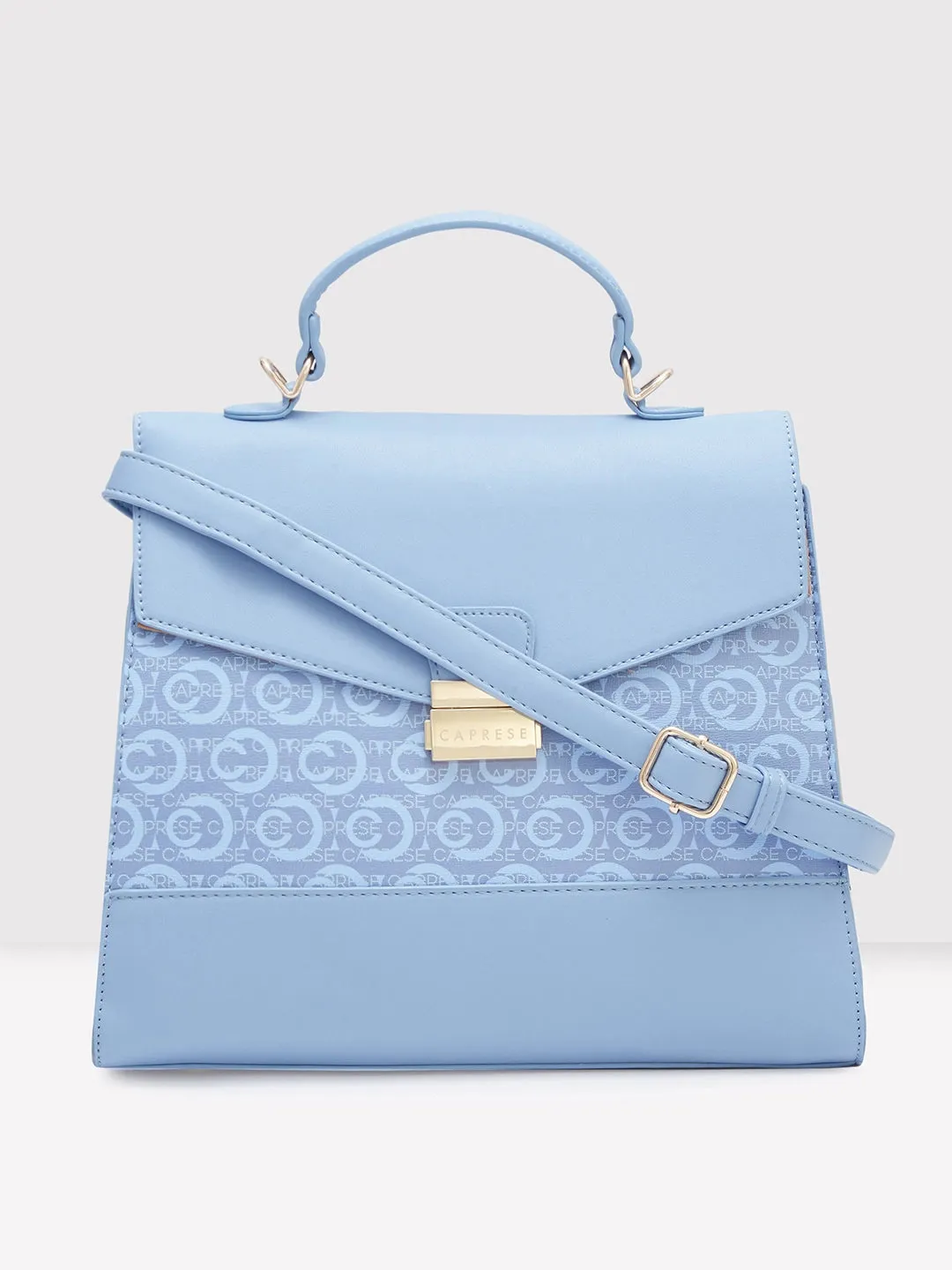 Caprese Cleo Satchel Medium Powder Blue