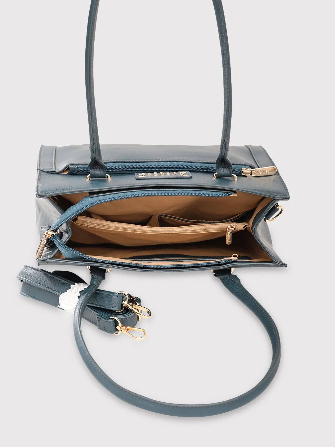 Caprese Dakota Satchel Medium Teal