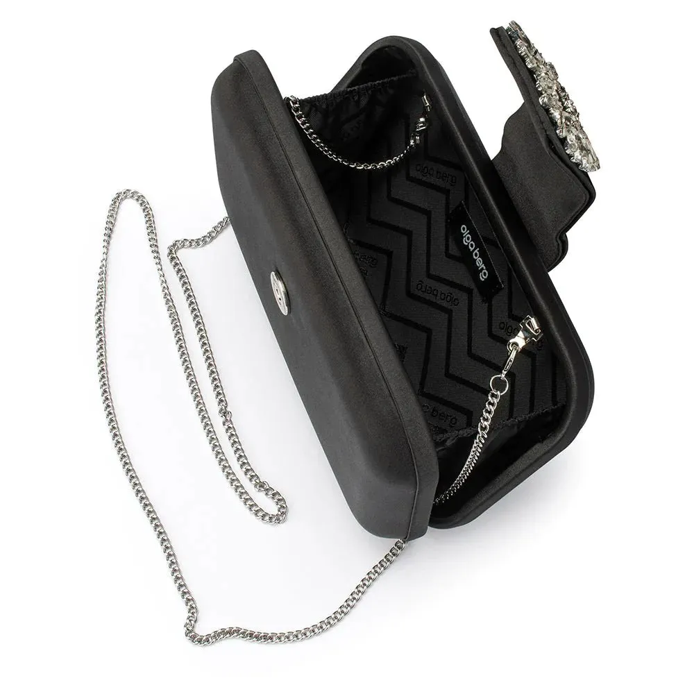 Crystal Brooch Clutch