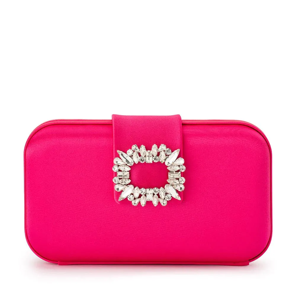 Crystal Brooch Clutch
