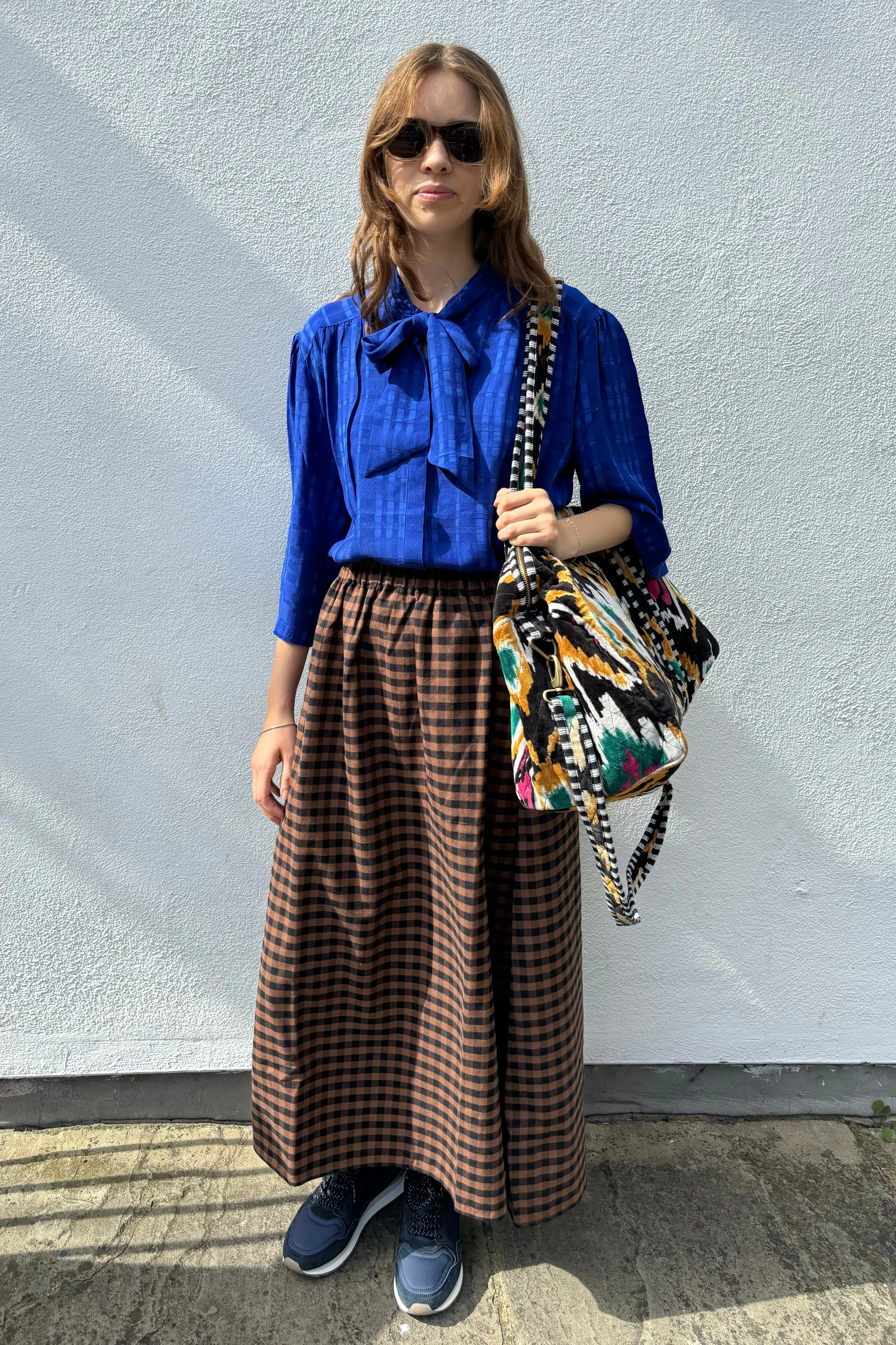 CYC Black Ikat Weekender Bag