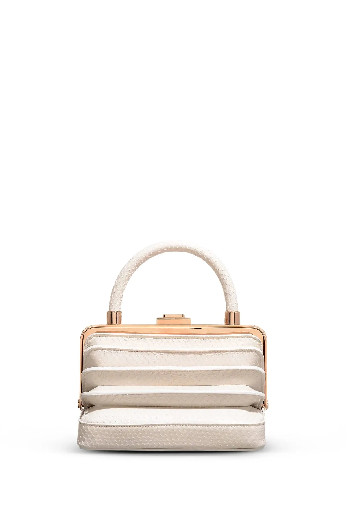 Diana Bag in Ivory Snakeskin