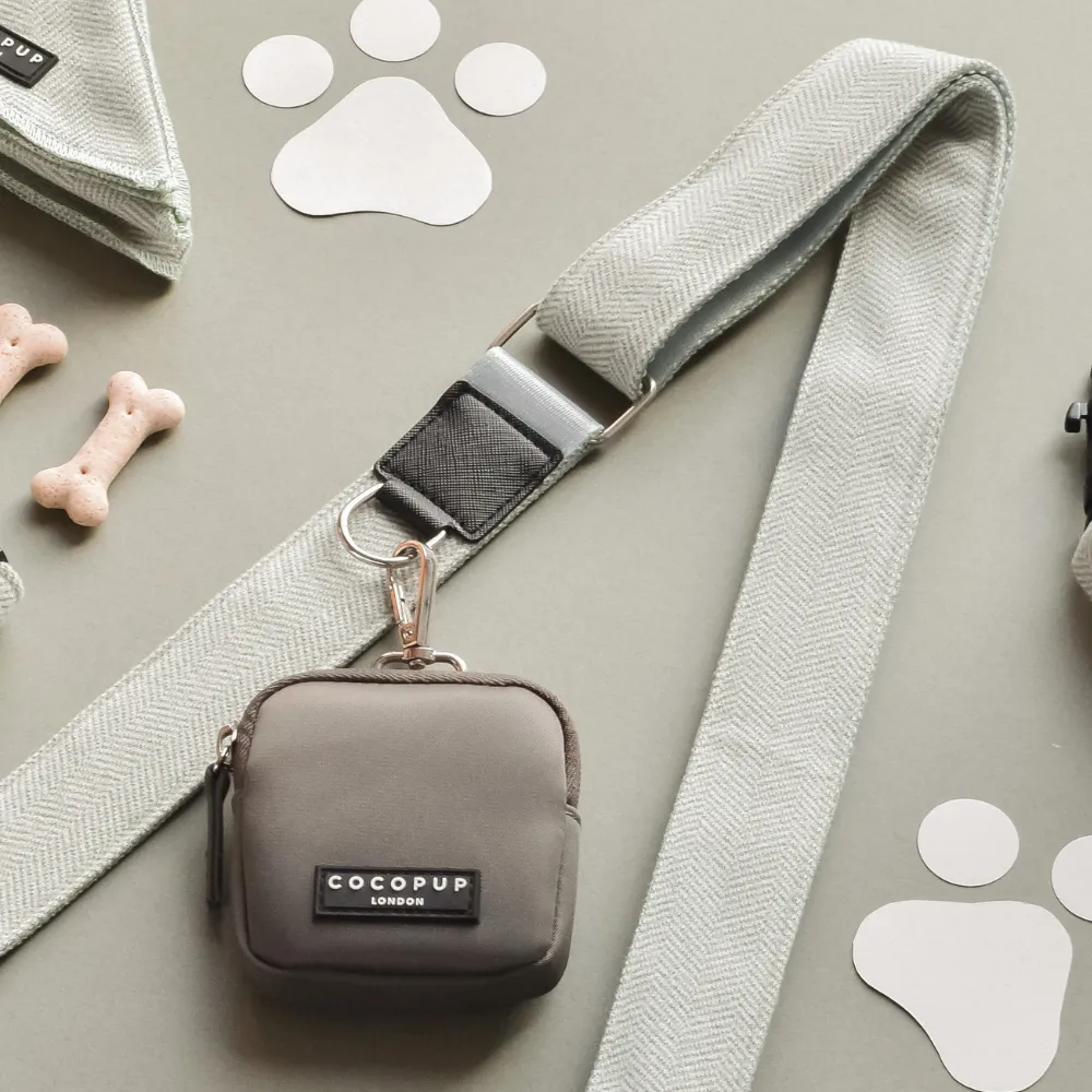 Dog Walking Mocha Bag Bundle - Sage Tweed