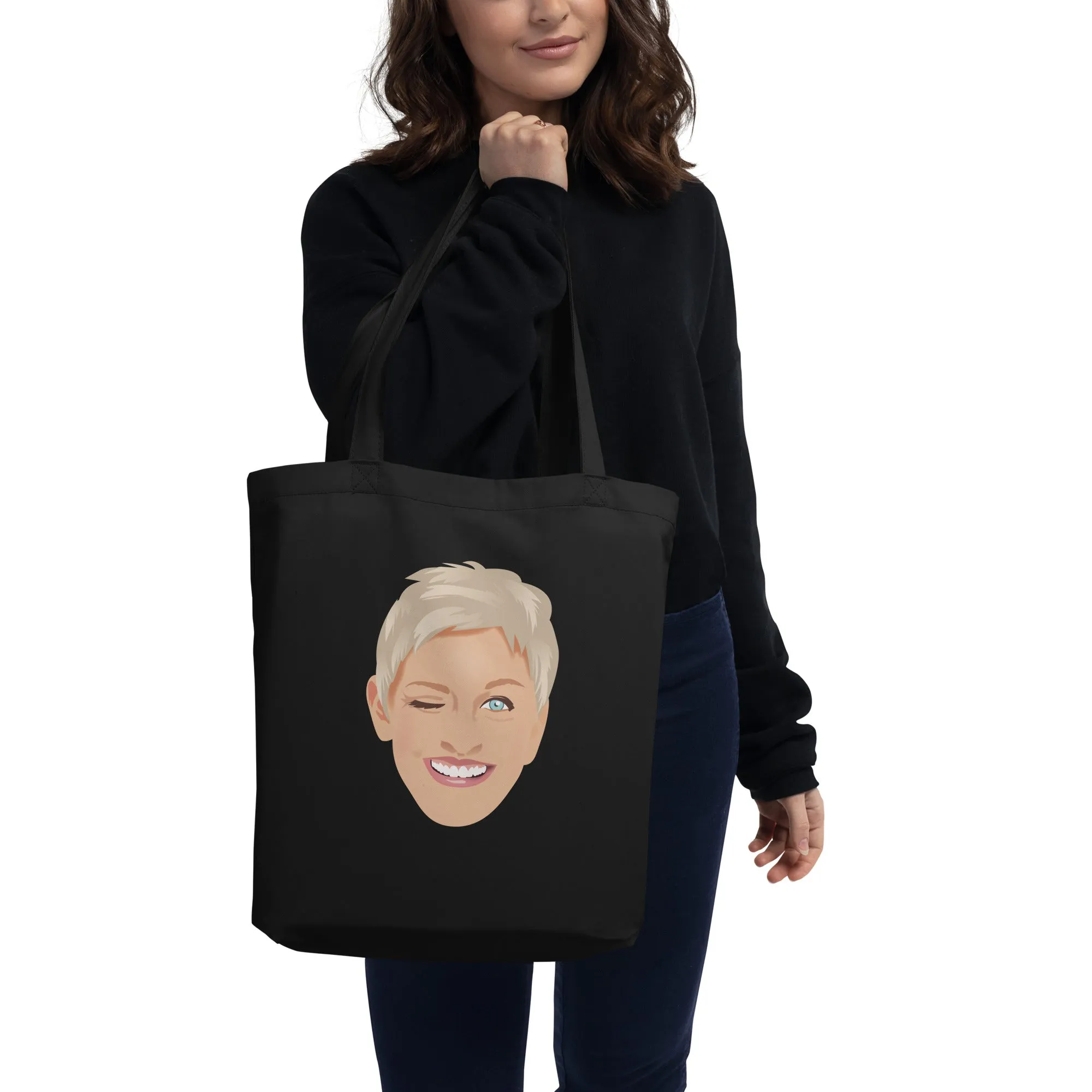 Ellen Wink Tote-Black