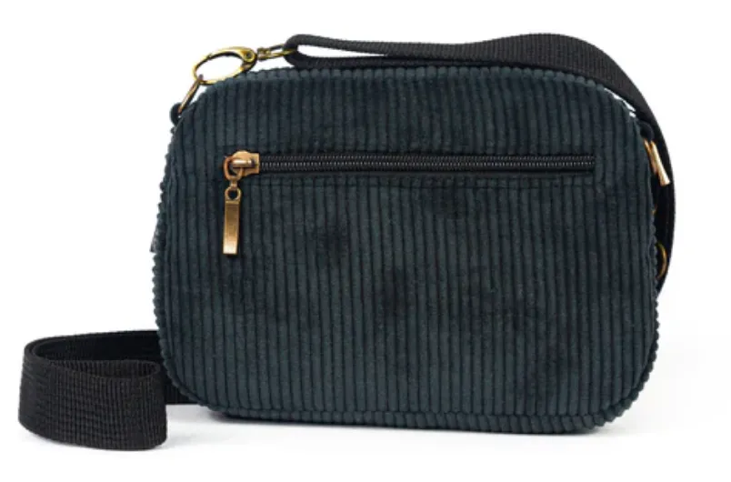 EMENTA SB - Fluffy Baby Corduroy Bag - Black
