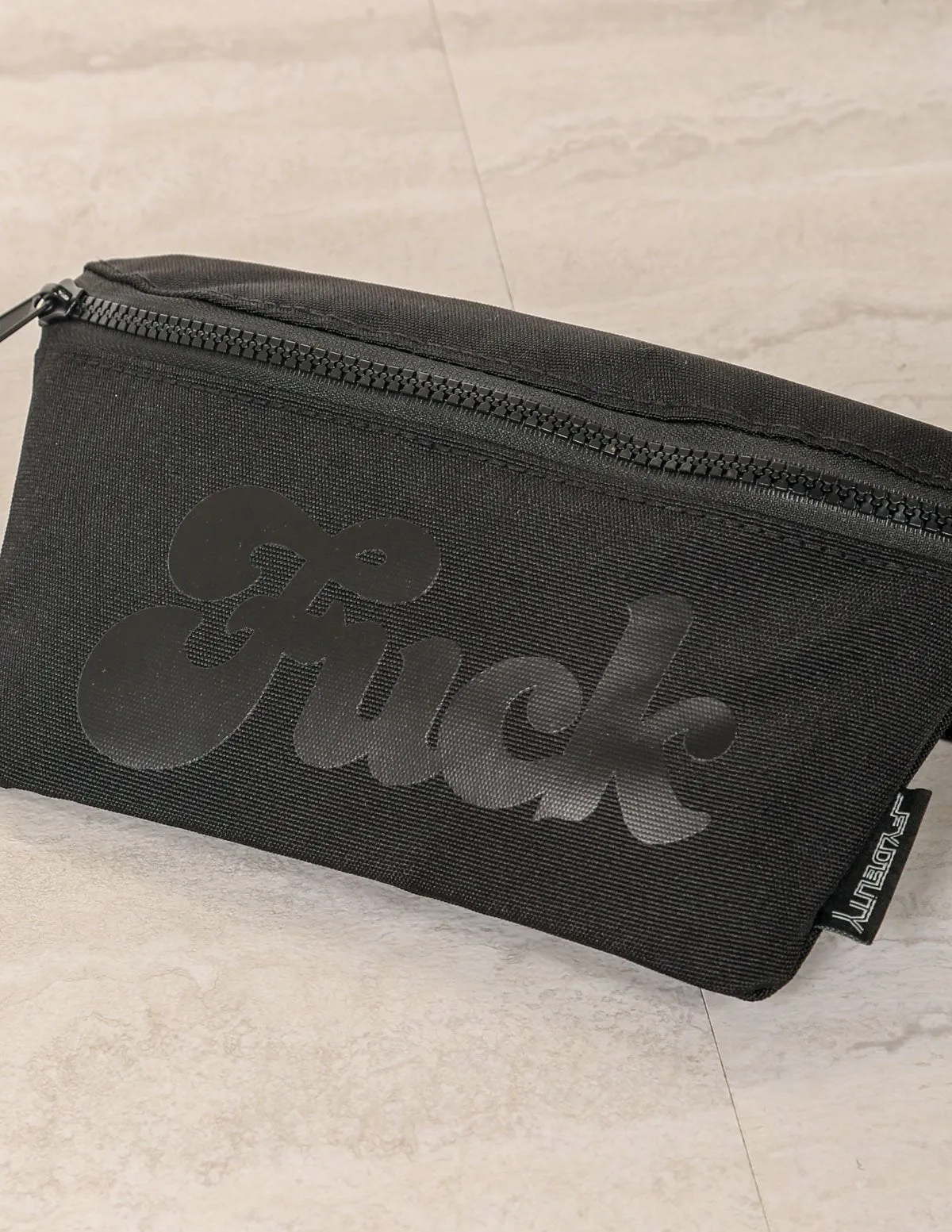Fanny Pack | Slim |WERDS Fuck Black & Black