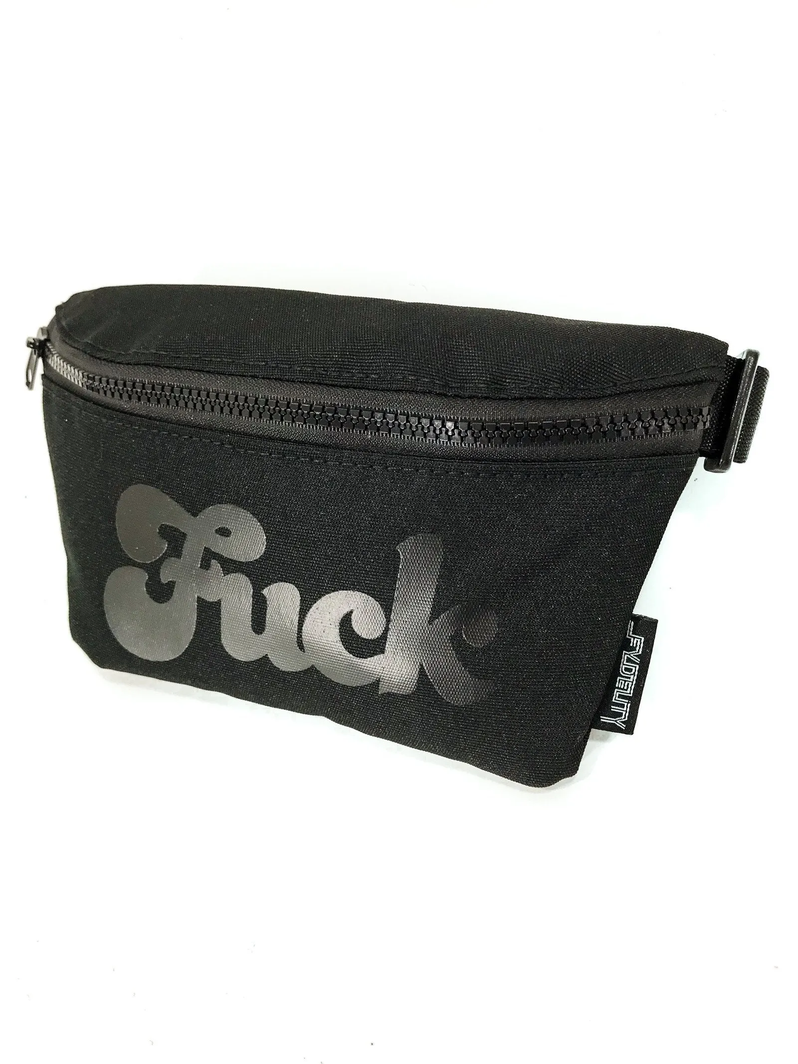 Fanny Pack | Slim |WERDS Fuck Black & Black