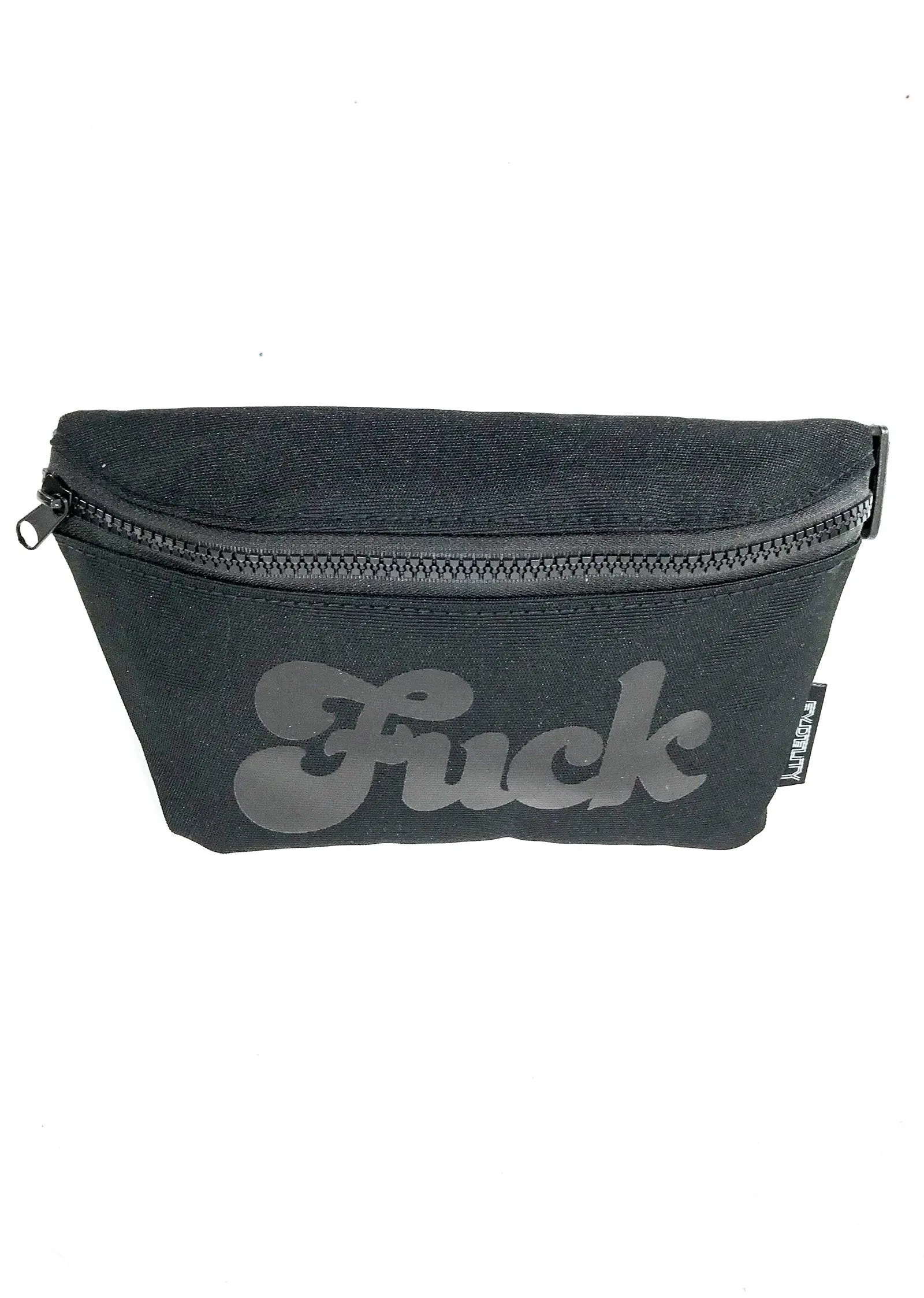 Fanny Pack | Slim |WERDS Fuck Black & Black