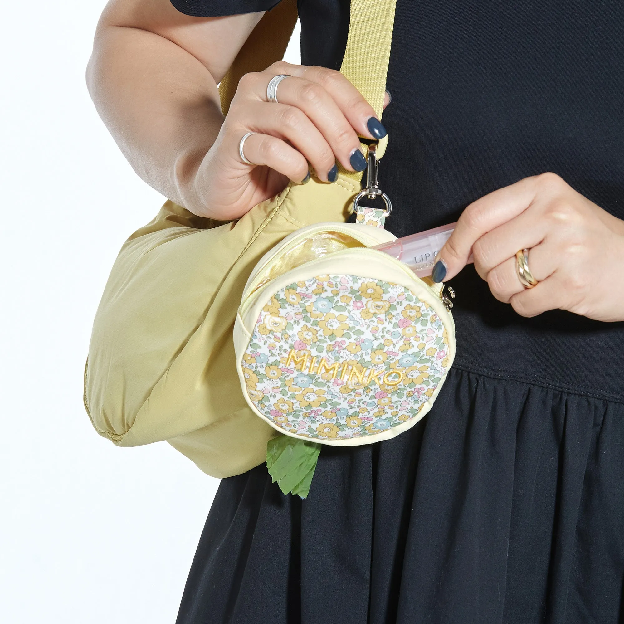 Flower Power Waste Bag Holder - Green
