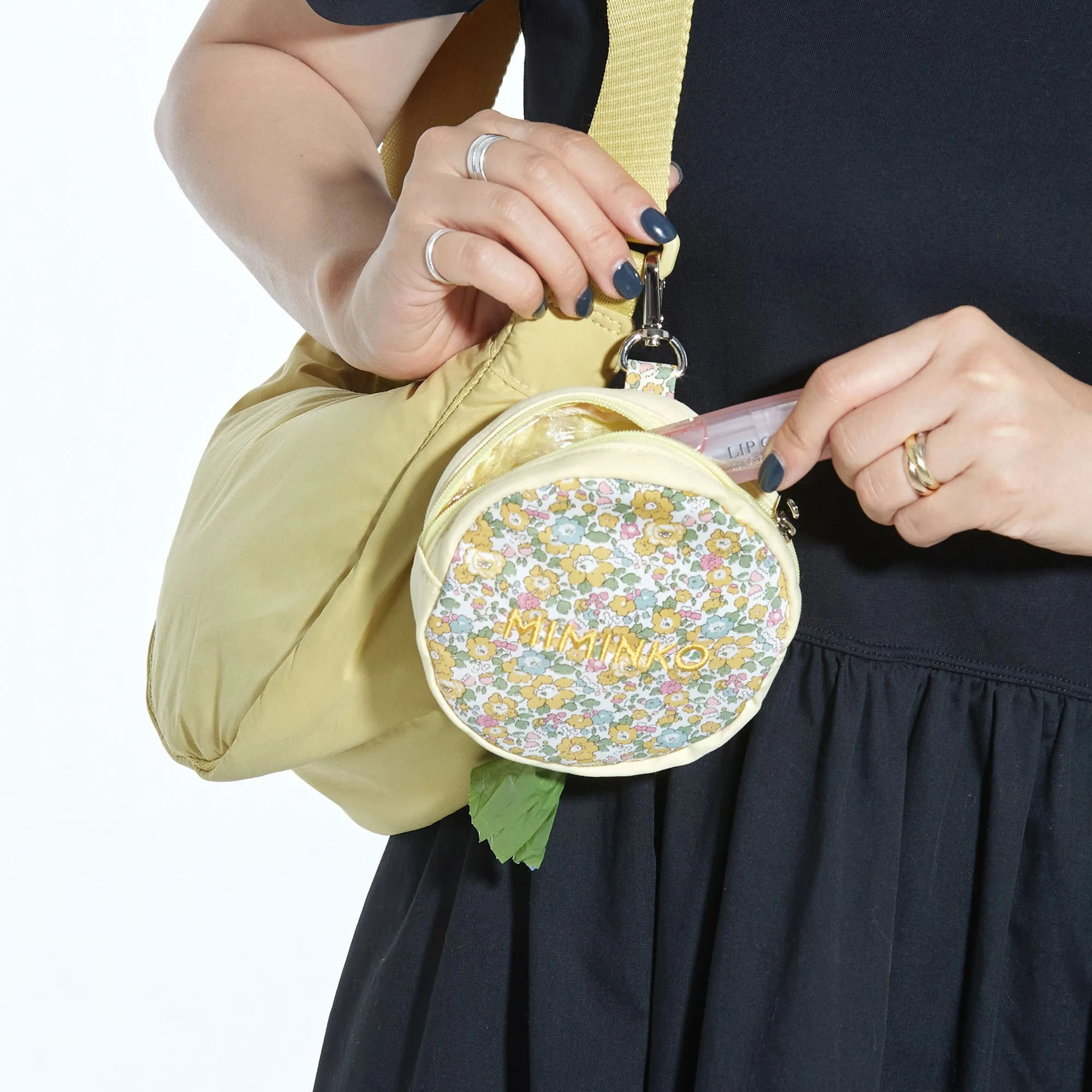 Flower Power Waste Bag Holder - Green