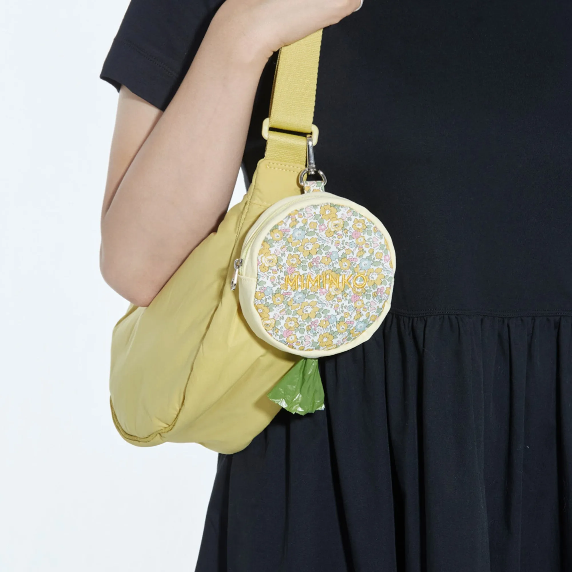 Flower Power Waste Bag Holder - Green