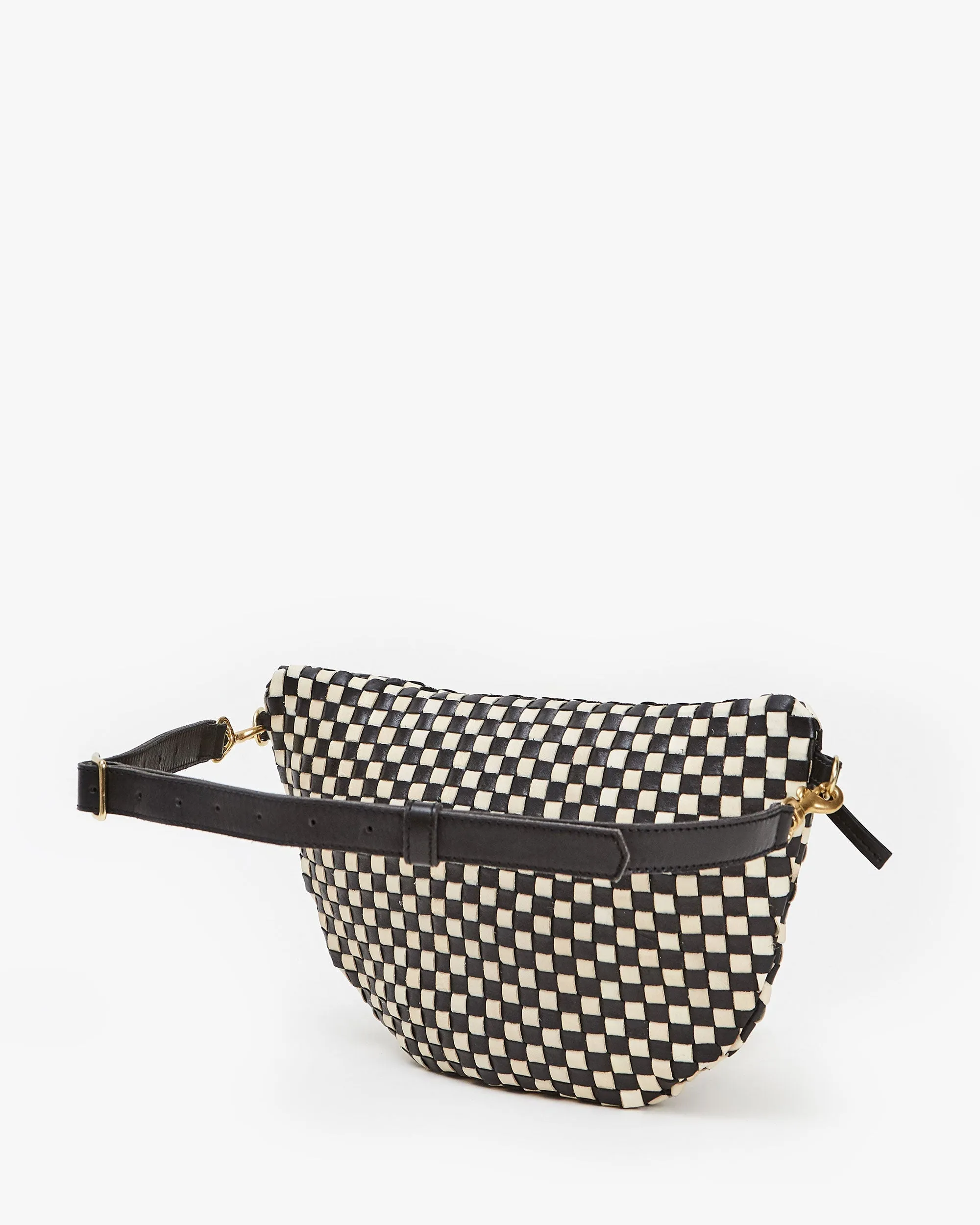 Grande Fanny Black & Cream Woven Checker