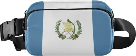 Guatemala Flag Fanny Pack for Men Women,Crossbody Waist Bag Pack with Adjustable Strap Mini Belt Bag for Running Cycling