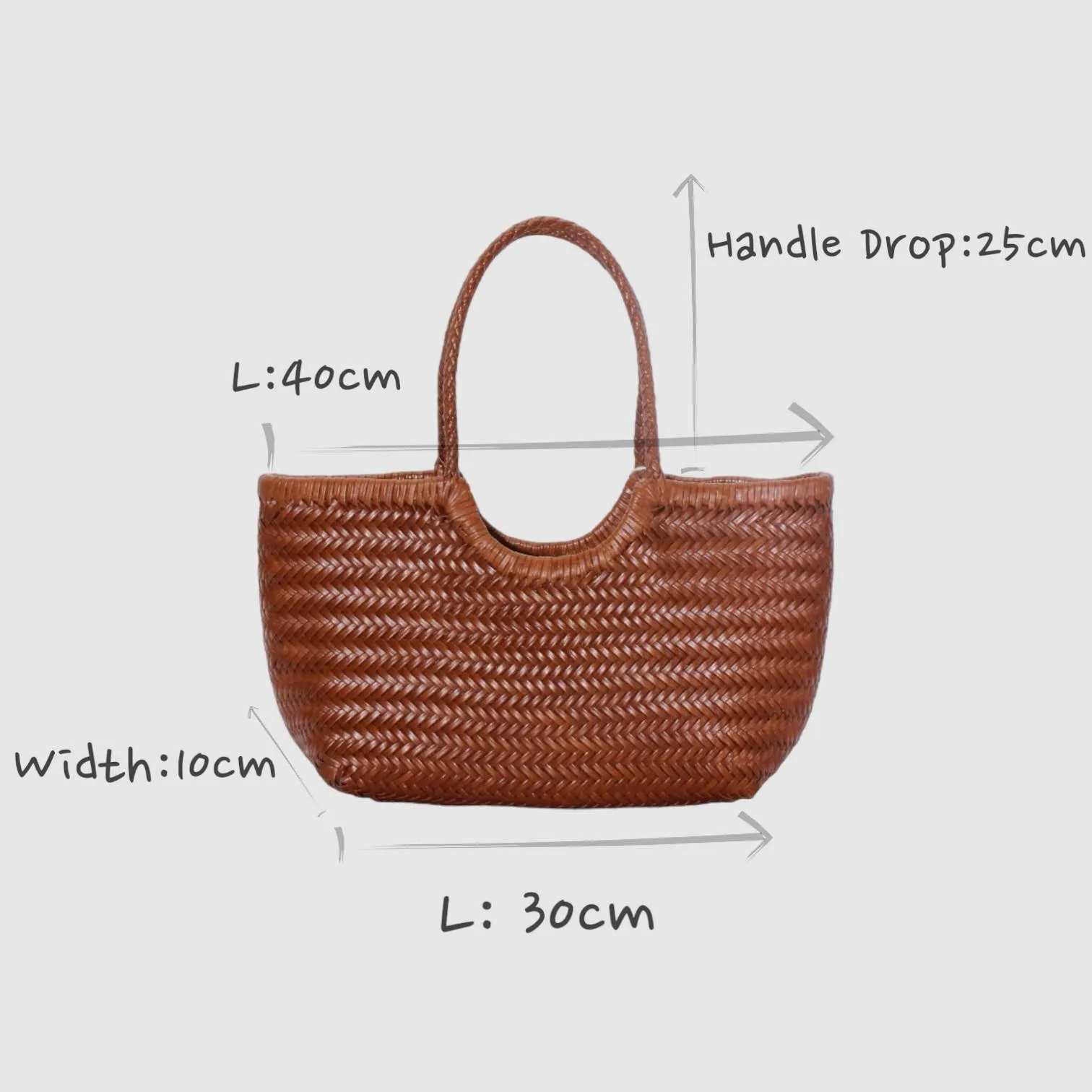 Handwoven U Shape Tote