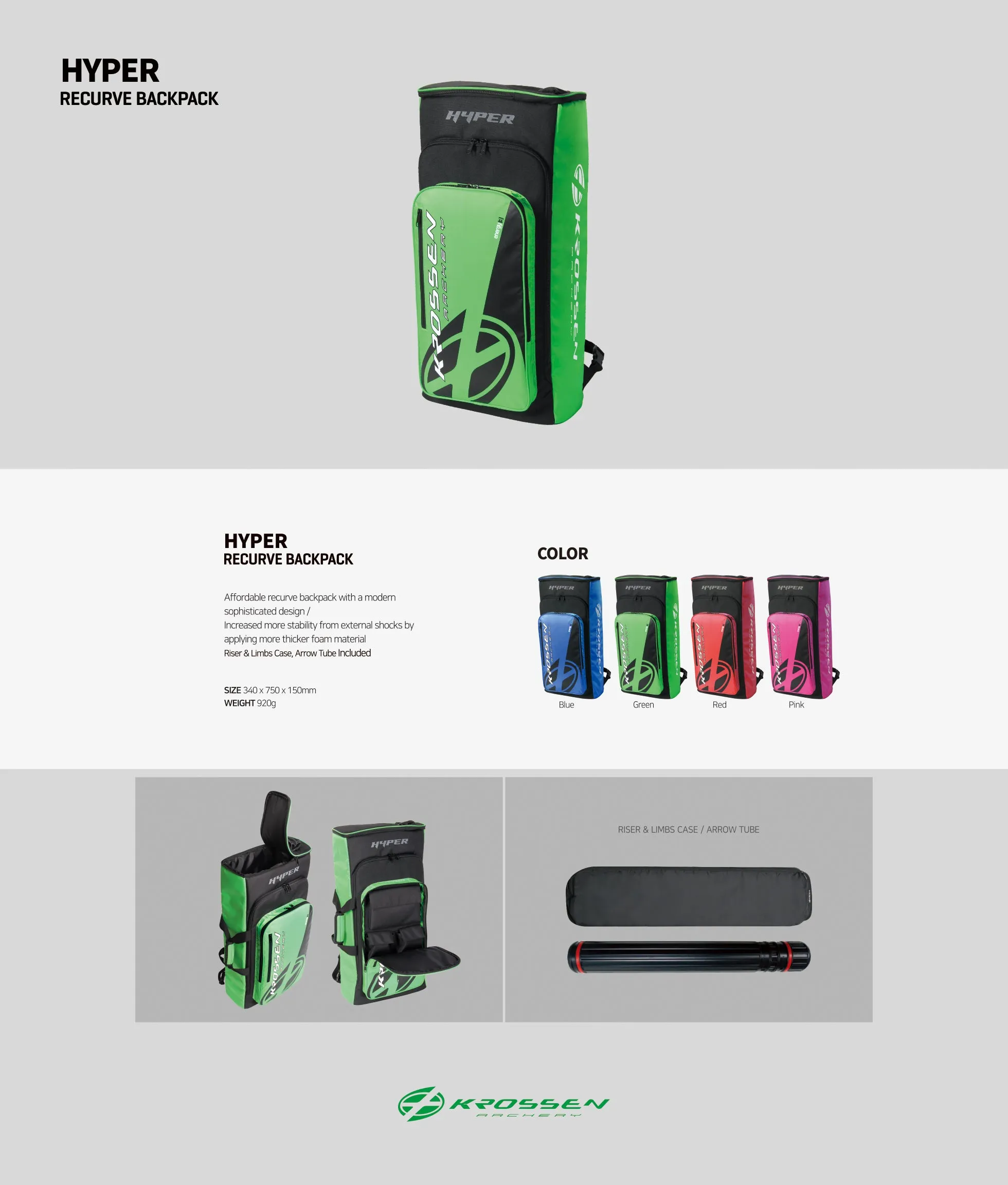 HYPER RECURVE BACKPACK
