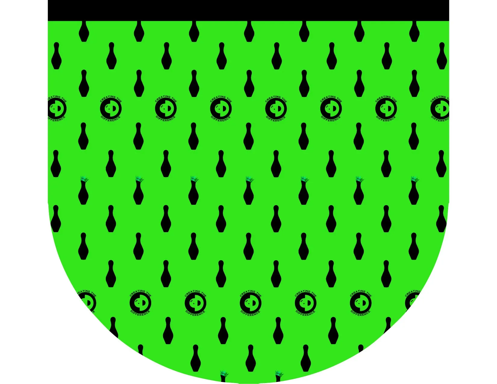 Kingpin Green Bowling Ball Bag