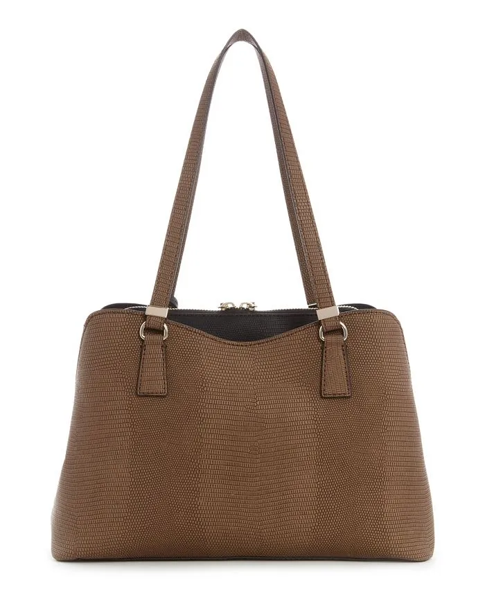 Large satchel bag for girls Lyndi GUESS, brown