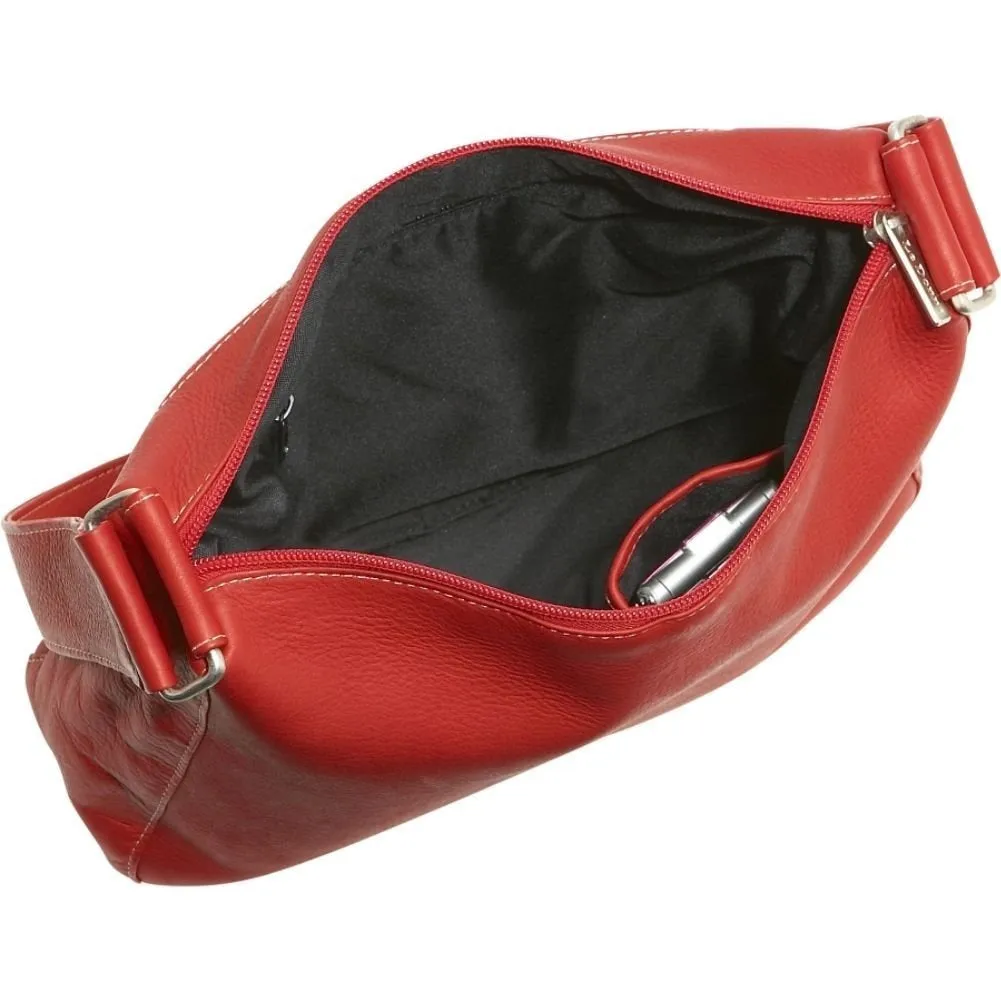Le Donne Leather Top Zip Hobo