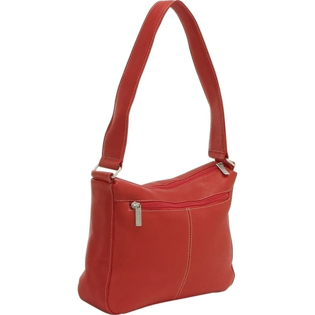 Le Donne Leather Top Zip Hobo